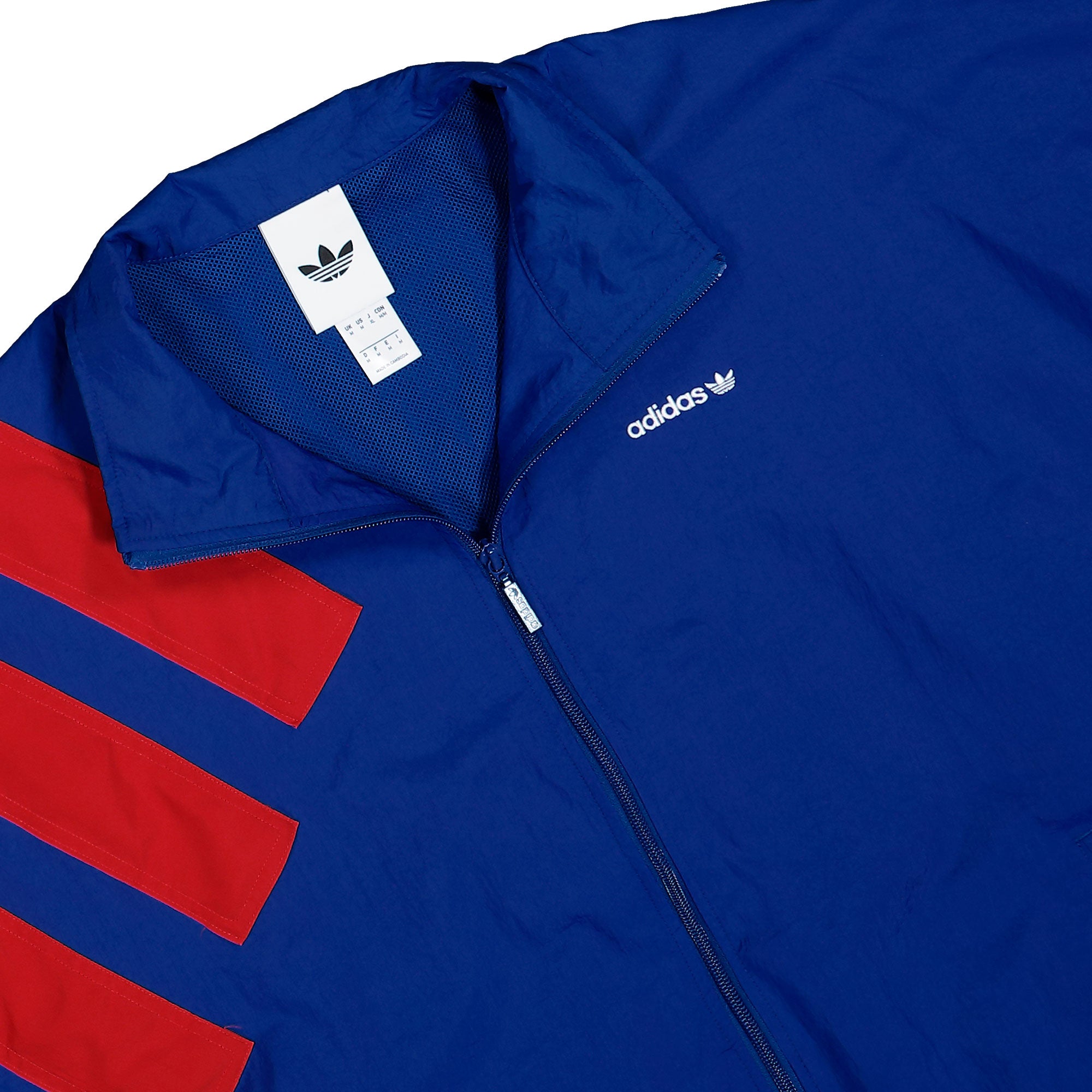 adidas Arch Track Top Collegiate Royal / Better Scarlet Track Jacket KD8427 Detailfoto | Overkill