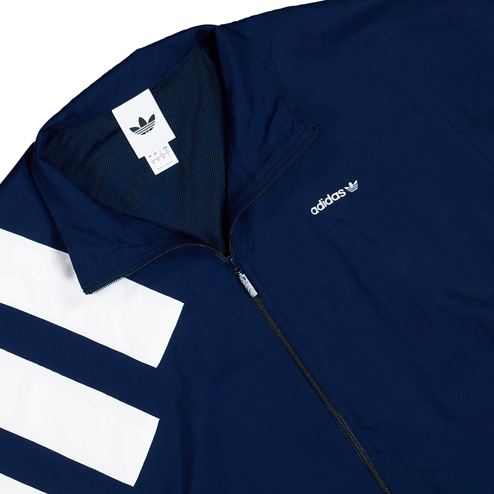 adidas Arch Track Top Night Indigo / White Track Jackets KD8428 Detailfoto | Overkill