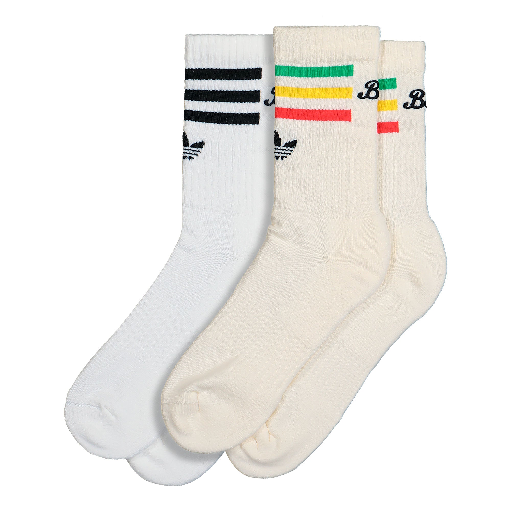 adidas Bob Marley 2 Pack Socks White / Cream White Socks KD8451 | Overkill