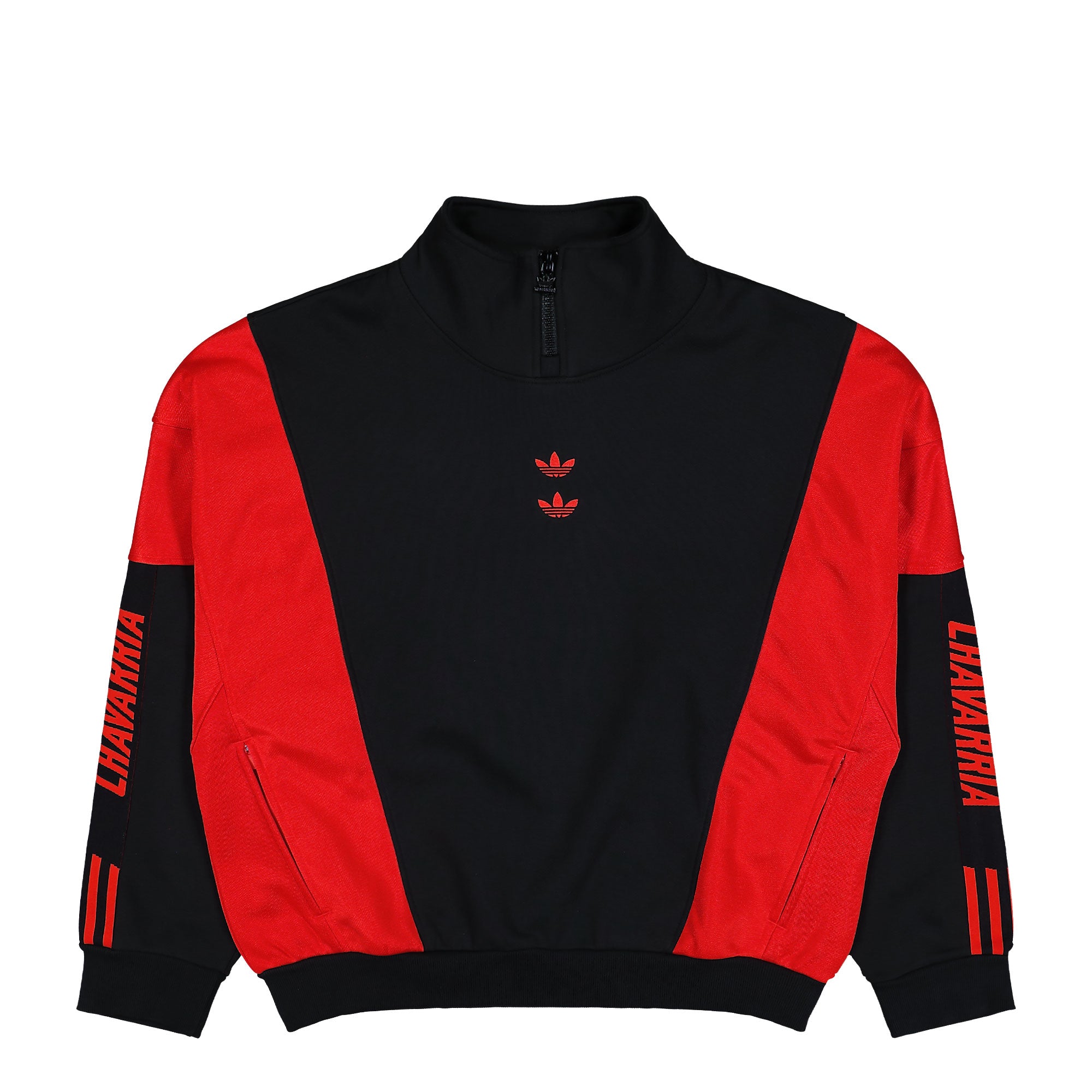 Willy Chavarria x adidas Watsonville Black / Red Sweatshirts KD9347 | Overkill