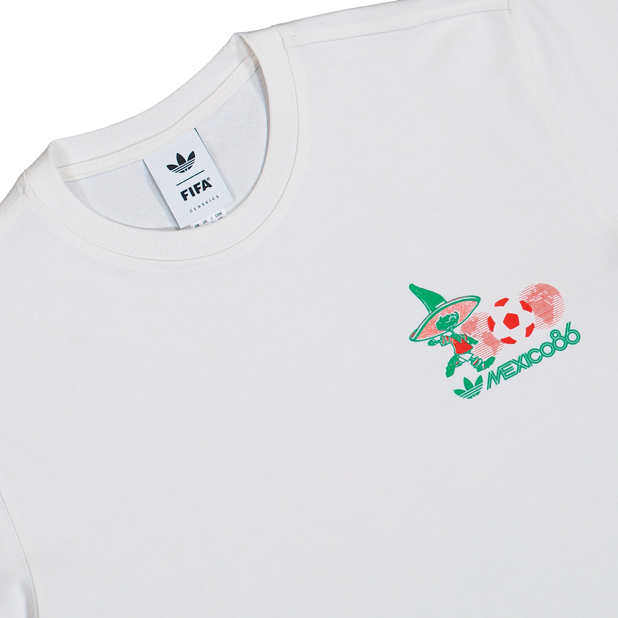 adidas Mascot Tee PIQ Cloud White T-Shirts KE2037 Detailfoto | Overkill