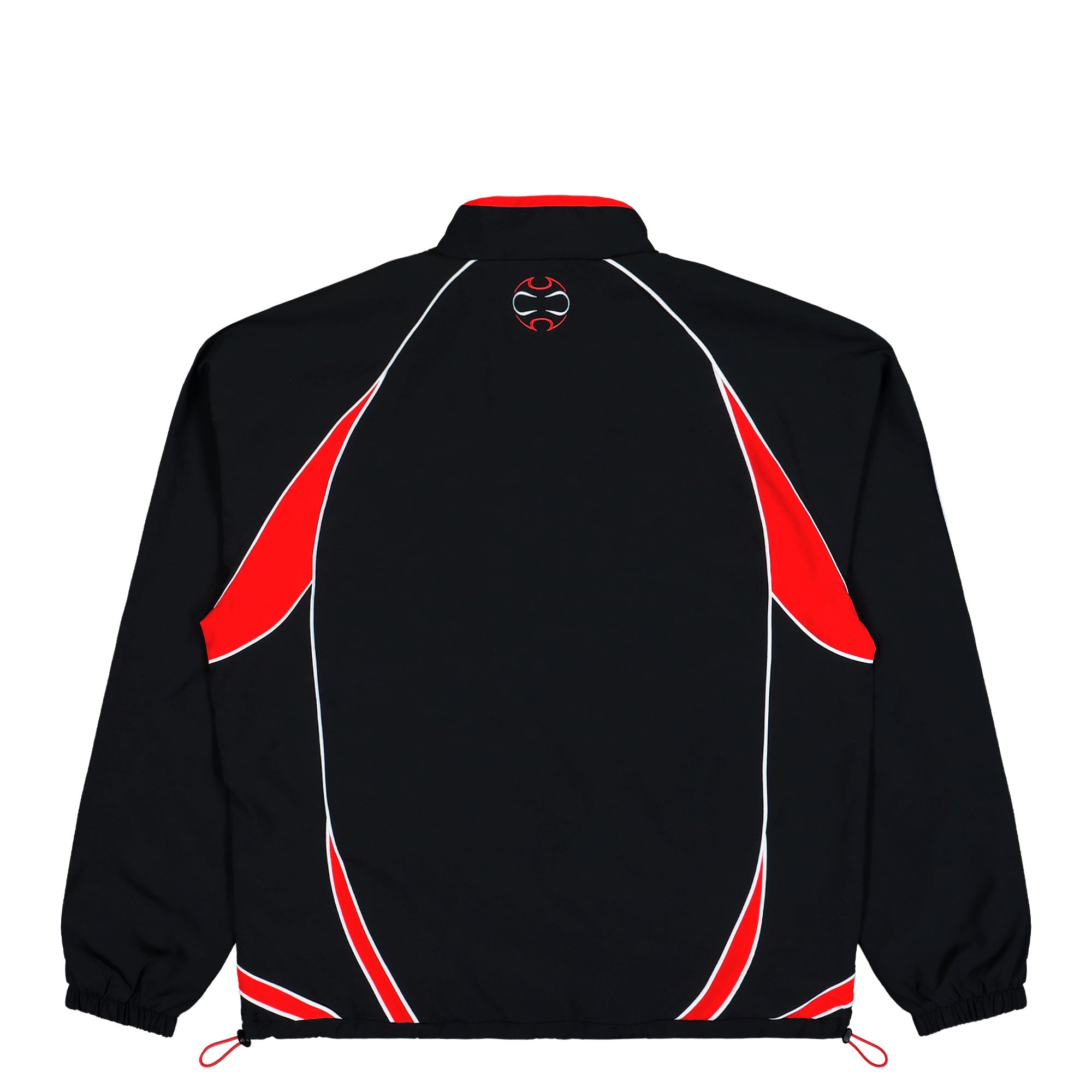 adidas Teamgeist Half Zip Sweater Black / Better Scarlet Sweatshirts KE2765 Close-up | Overkill
