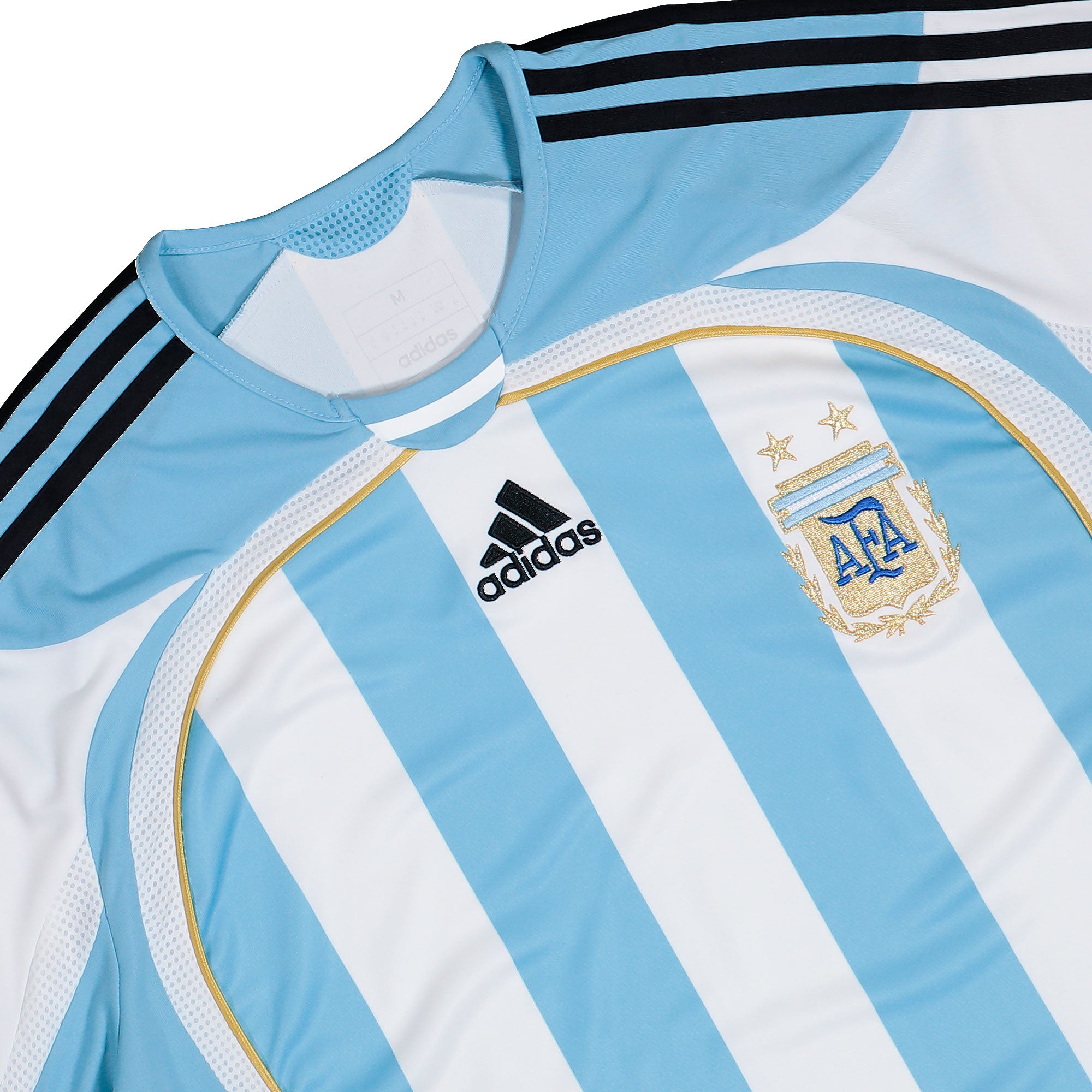 adidas AFA Argentina Home Jersey 06 White / Clear Blue T-Shirts KF0322 Detailfoto | Overkill