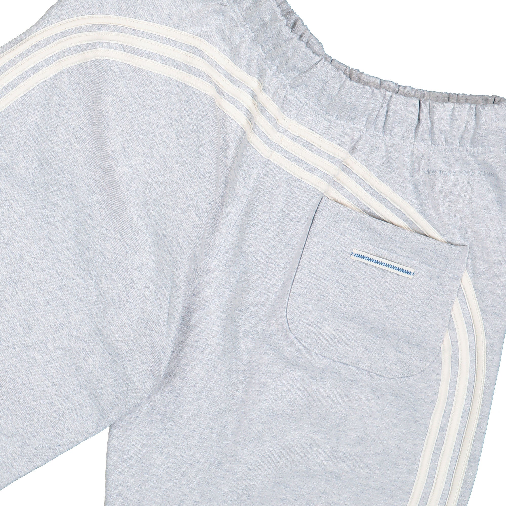 Bad Bunny x adidas Sweatpant Light Grey Heather Sweat & Track Pants KF1795 Detail View 2 | Overkill