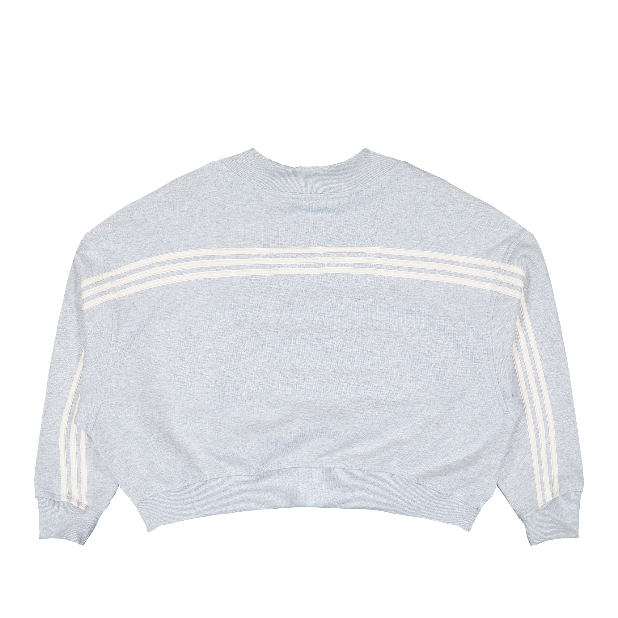 Bad Bunny x adidas Crewbalaclav Light Grey Heather Hoodies KF1798 Close-up | Overkill