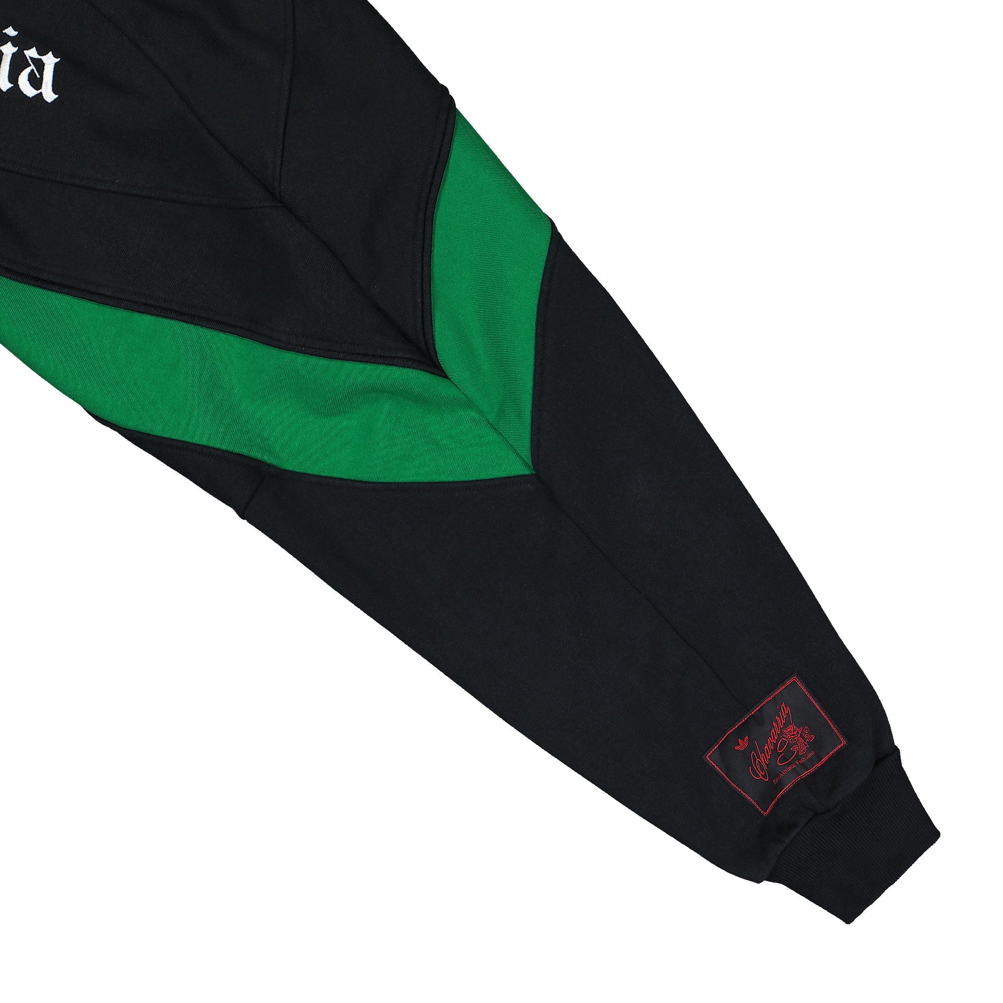 Willy Chavarria x adidas Fleece Crewneck Black Sweatshirts KF3196 Detail View 1 | Overkill