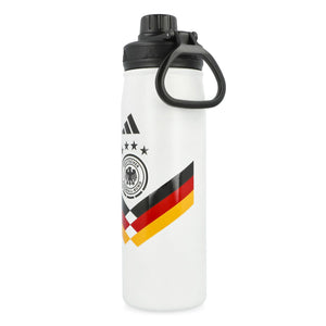 adidas DFB Germany Met Bottle White / Black Drinking Bottle KF4127 | Overkill
