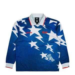 BAPE x adidas LSL Star Jersey Medium Blue Denim Longsleeves KF4913 | Overkill