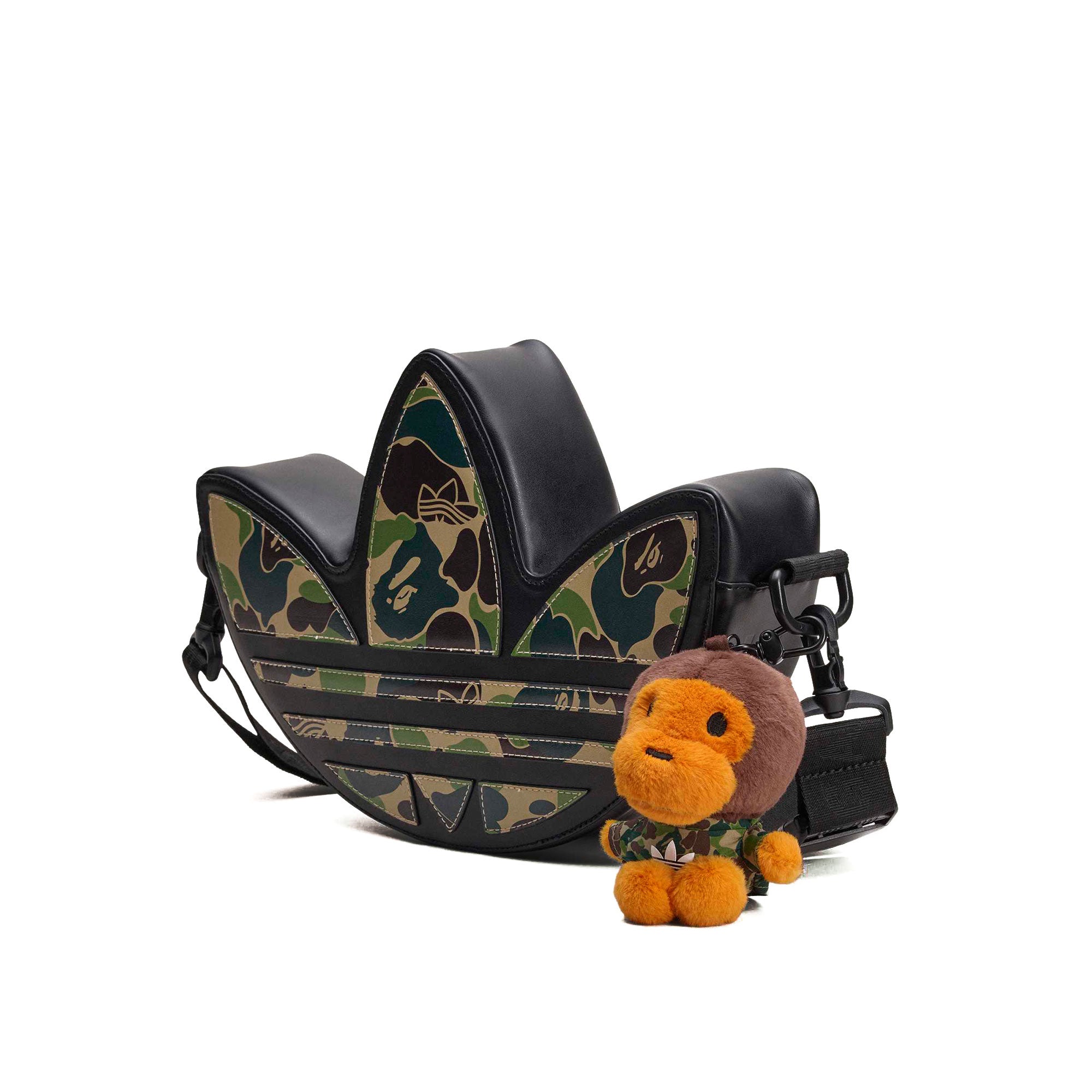 BAPE x adidas Trefoil Shoulder Bag Black Shoulder & Cross Body Bags KF4921 Detailfoto | Overkill