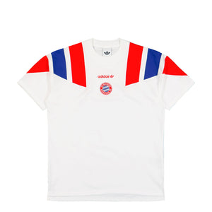 adidas FC Bayern München Equipment Tee White / Red / Semi Lucid Blue T-Shirt KG2290 | Overkill