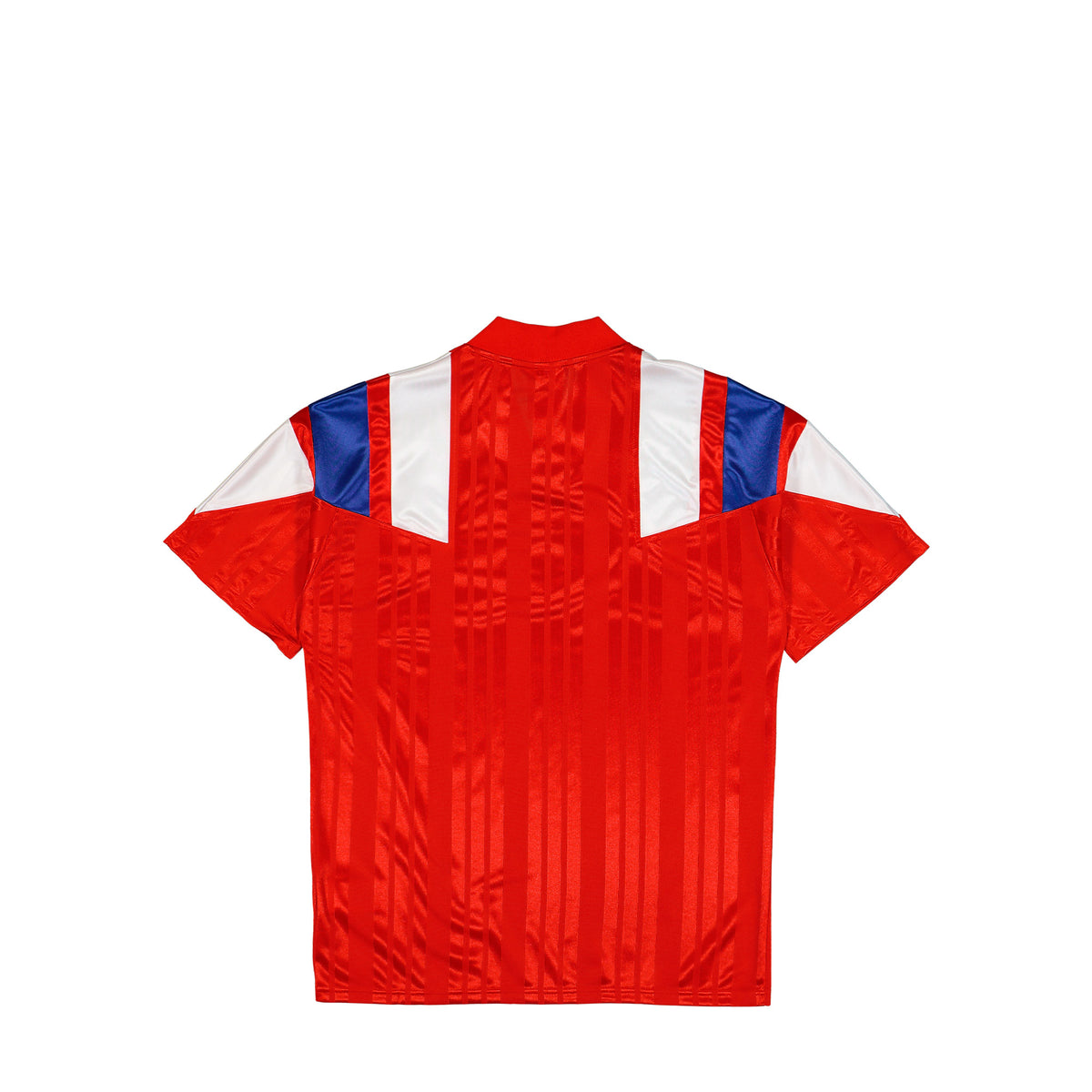 adidas FC Bayern München Equipment Jersey Youth Red / White / Semi Lucid Blue Jersey KG2294 Close-up | Overkill