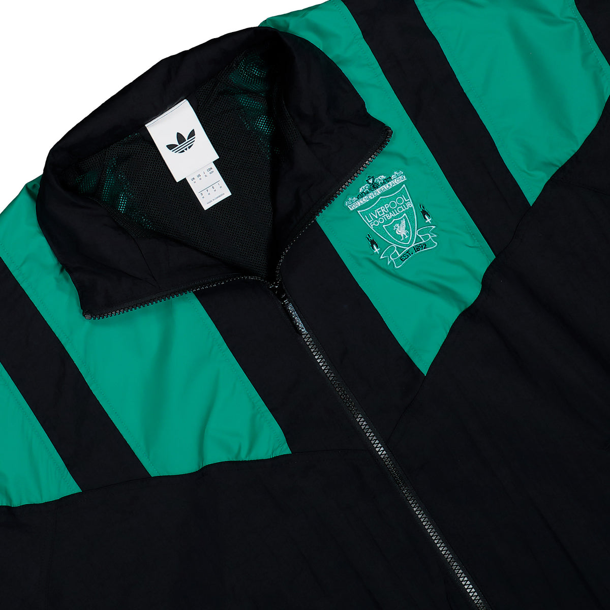 adidas Liverpool FC Equipment Track Top Black / Equipment Green Track Jackets KG2910 Detailfoto | Overkill