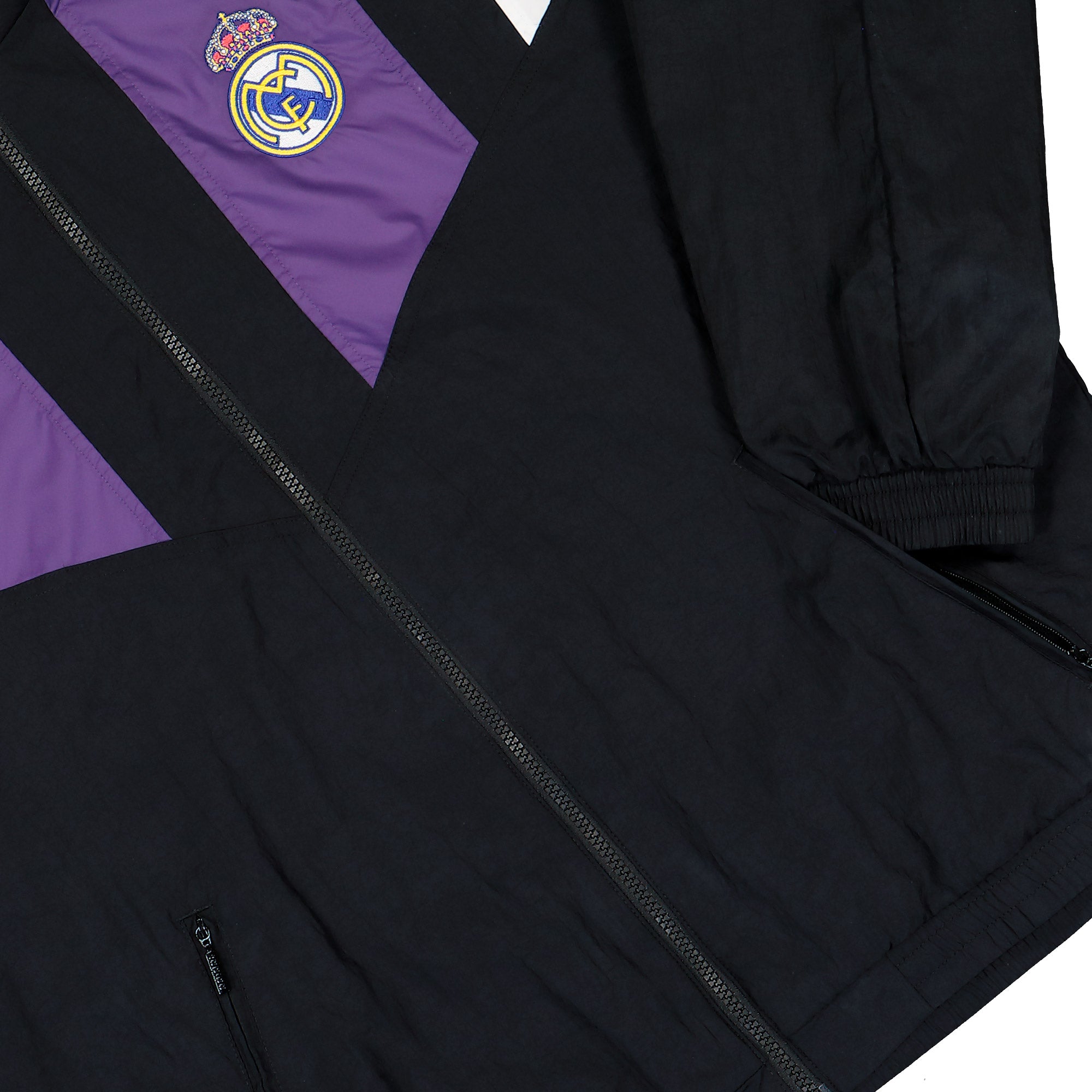 adidas Real Madrid Equipment Track Top Black Track Jacket KG5373 Detail View 1 | Overkill