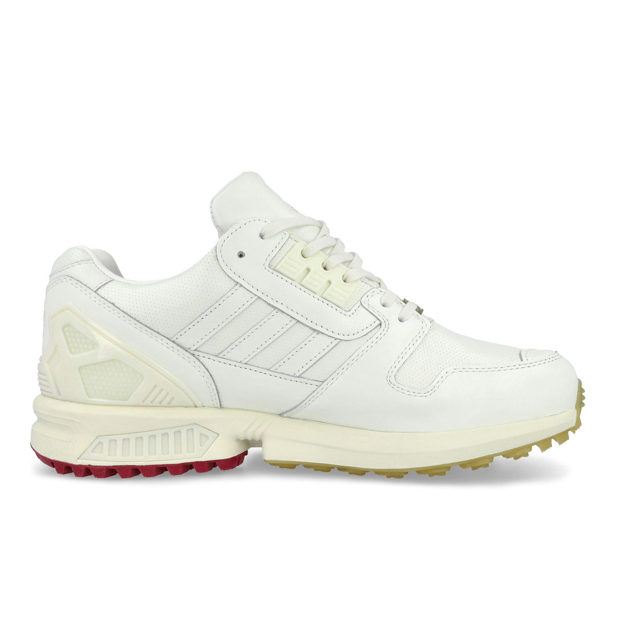 Resort x adidas ZX 8000 GTX Golf Core White / Core White / Team Victory Red Low Top Sneakers KH5275 Silhouette | Overkill