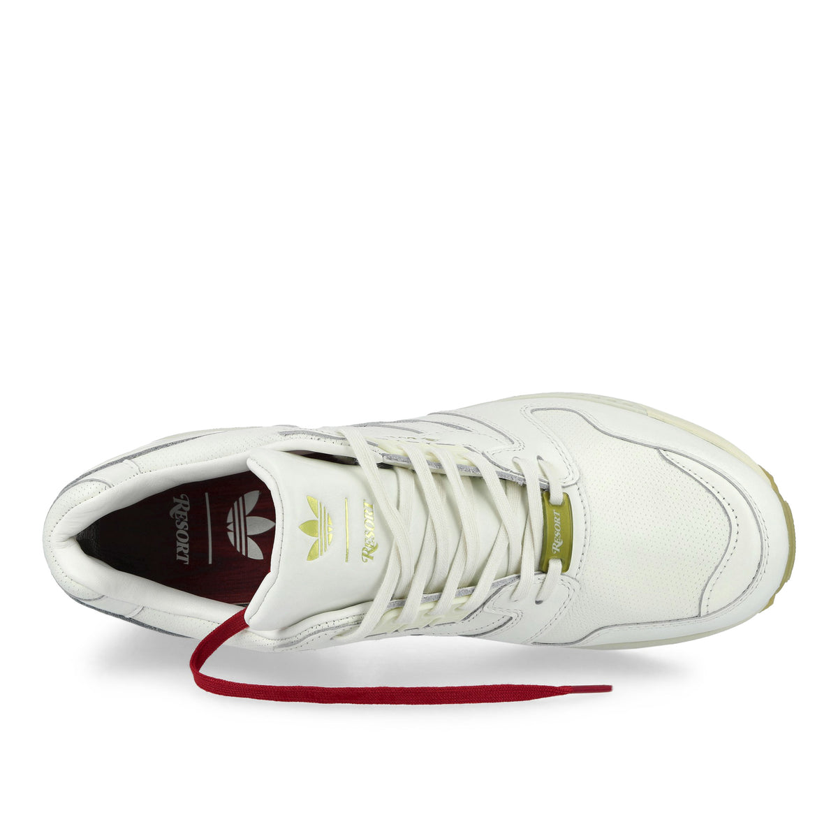 Resort x adidas ZX 8000 GTX Golf Core White / Core White / Team Victory Red Low Top Sneakers KH5275 Detailfoto | Overkill