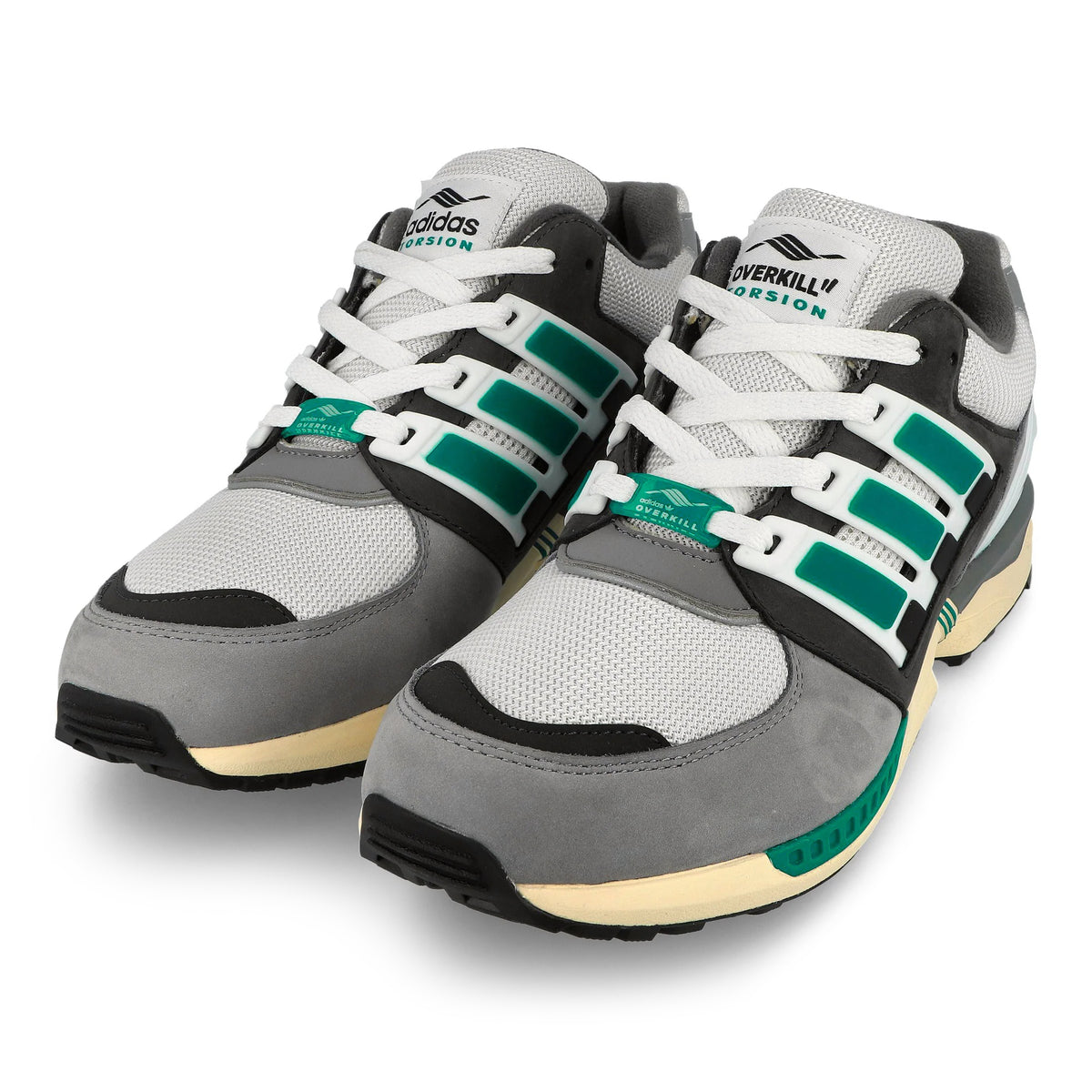 Overkill x adidas ZX 8094 "The Missing Link" Footwear White / Onix / Equipment Green Low Top Sneakers KH7164 Detail View 4 | Overkill