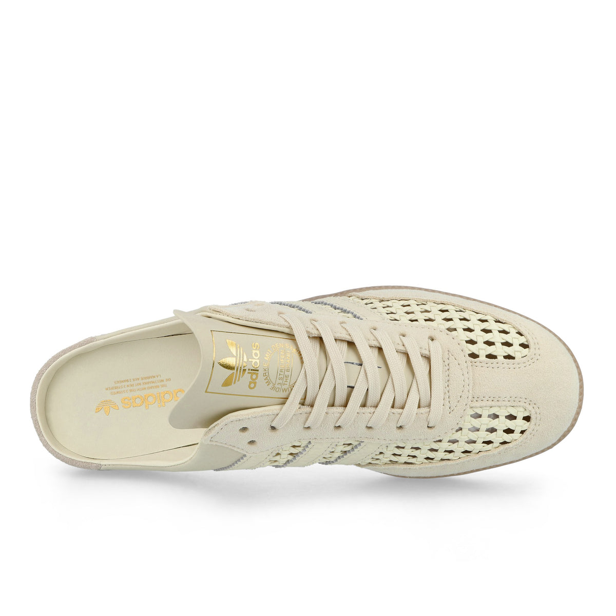 adidas Samba OG Mule Cream White / Cream White / Gold Metallic Slides, Sandals & Slippers KH7719 Detailfoto | Overkill