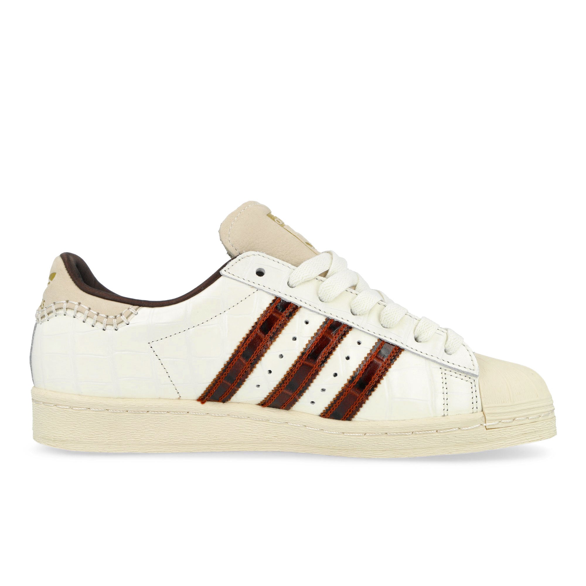 Wales Bonner x adidas Superstar Wonder White / Fox Brown / Wonder White Sneaker KH8797 Silhouette | Overkill