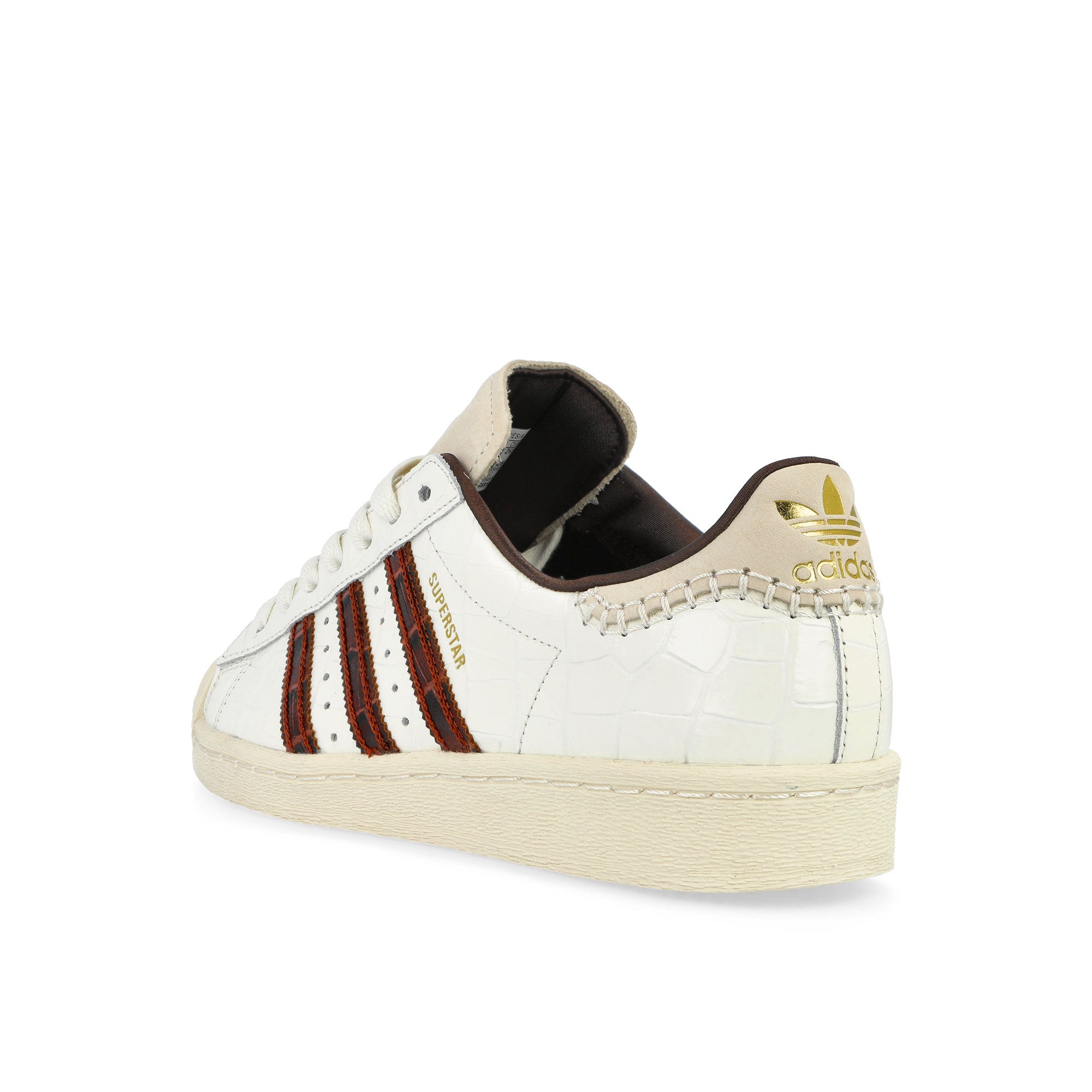 Wales Bonner x adidas Superstar Wonder White / Fox Brown / Wonder White Sneaker KH8797 Material | Overkill