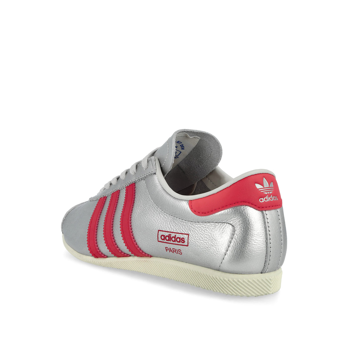 adidas Paris W Silver Metallic / Pure Ruby / Grey One Sneaker KH9326 Material | Overkill