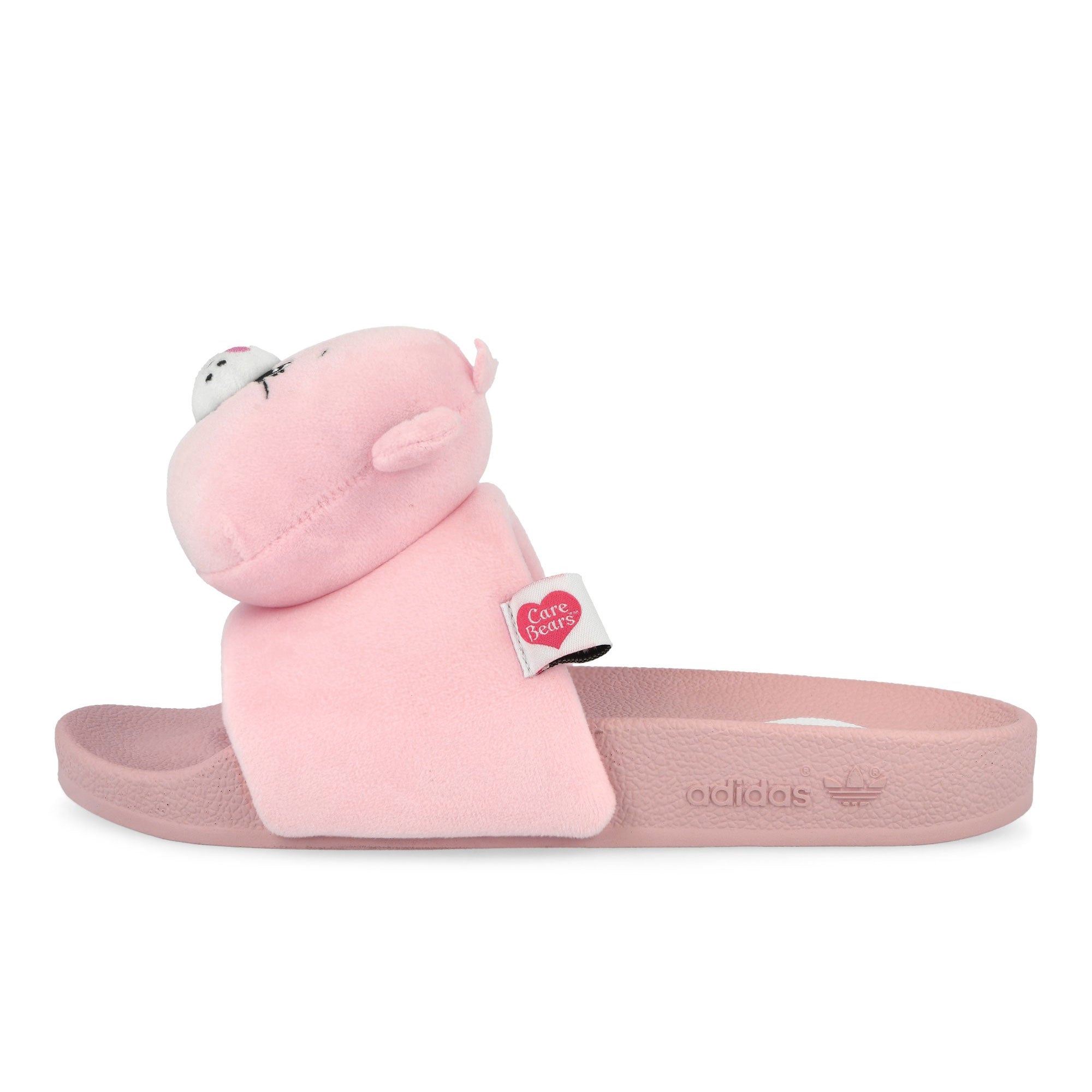 Care Bears x adidas Adilette W Clear Pink / Footwear White / Lucid Pink Slides, Sandals & Slippers KH9957 | Overkill
