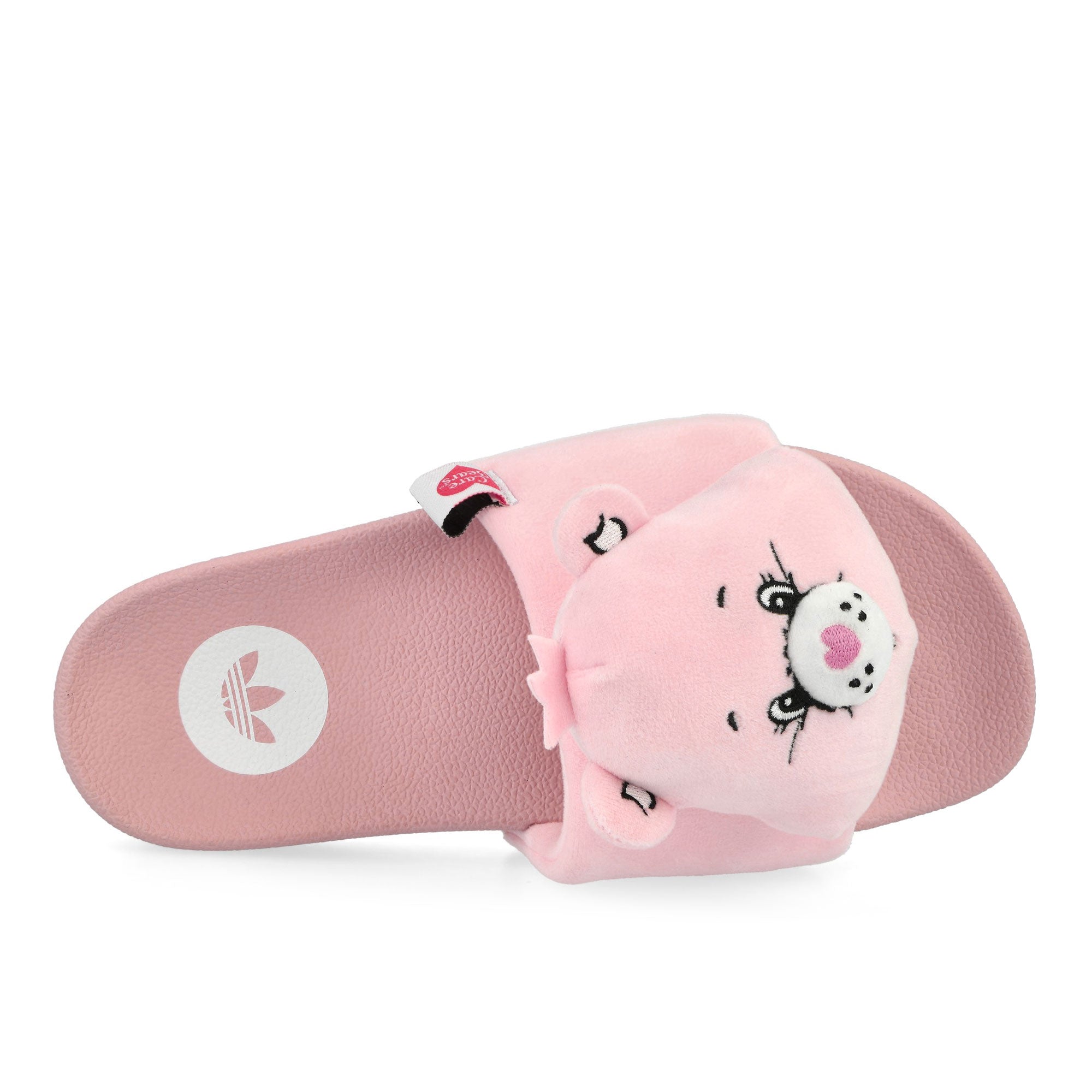 Care Bears x adidas Adilette W Clear Pink / Footwear White / Lucid Pink Slides, Sandals & Slippers KH9957 Detailfoto | Overkill
