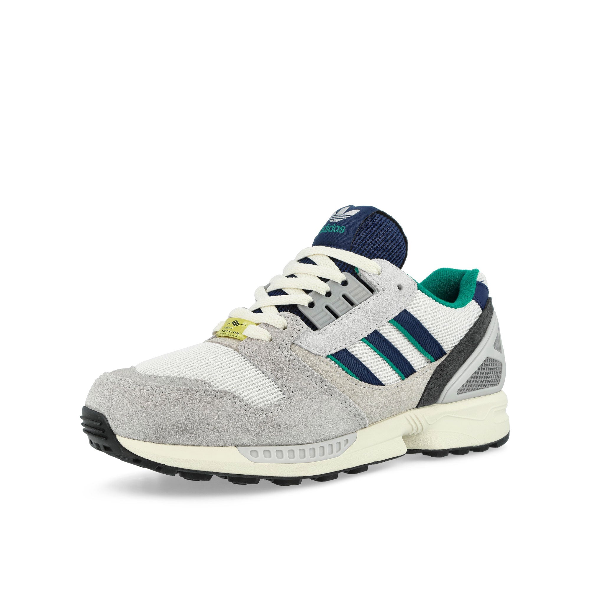 adidas ZX 8000 Zero Metallic / Dark Blue / Power Green Low Top Sneakers KI1376 Close-up | Overkill