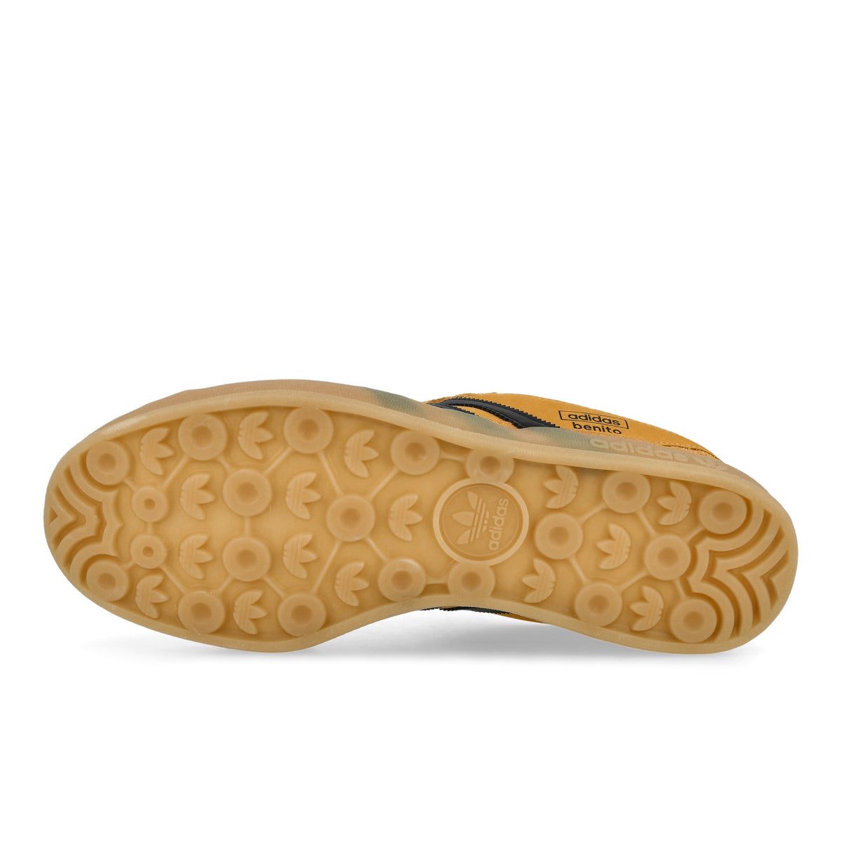 Bad Bunny x adidas Gazelle Indoor Solar Gold / Core Black / GUM3 Low Top Sneakers KI2592 Detail View 1 | Overkill