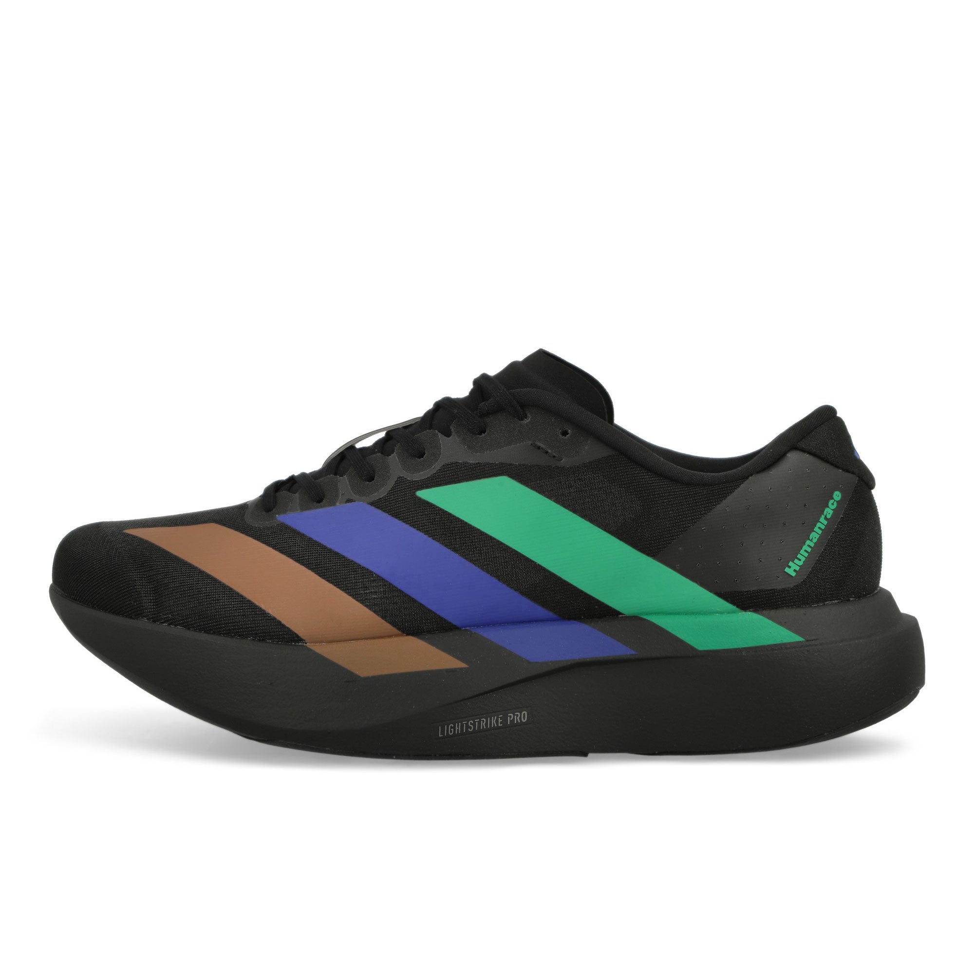 Humanrace x adidas PW Adizero Evo SL Core Black / Semi Court Green / Semi Lucid Blue Low Top Sneakers KI3392 | Overkill