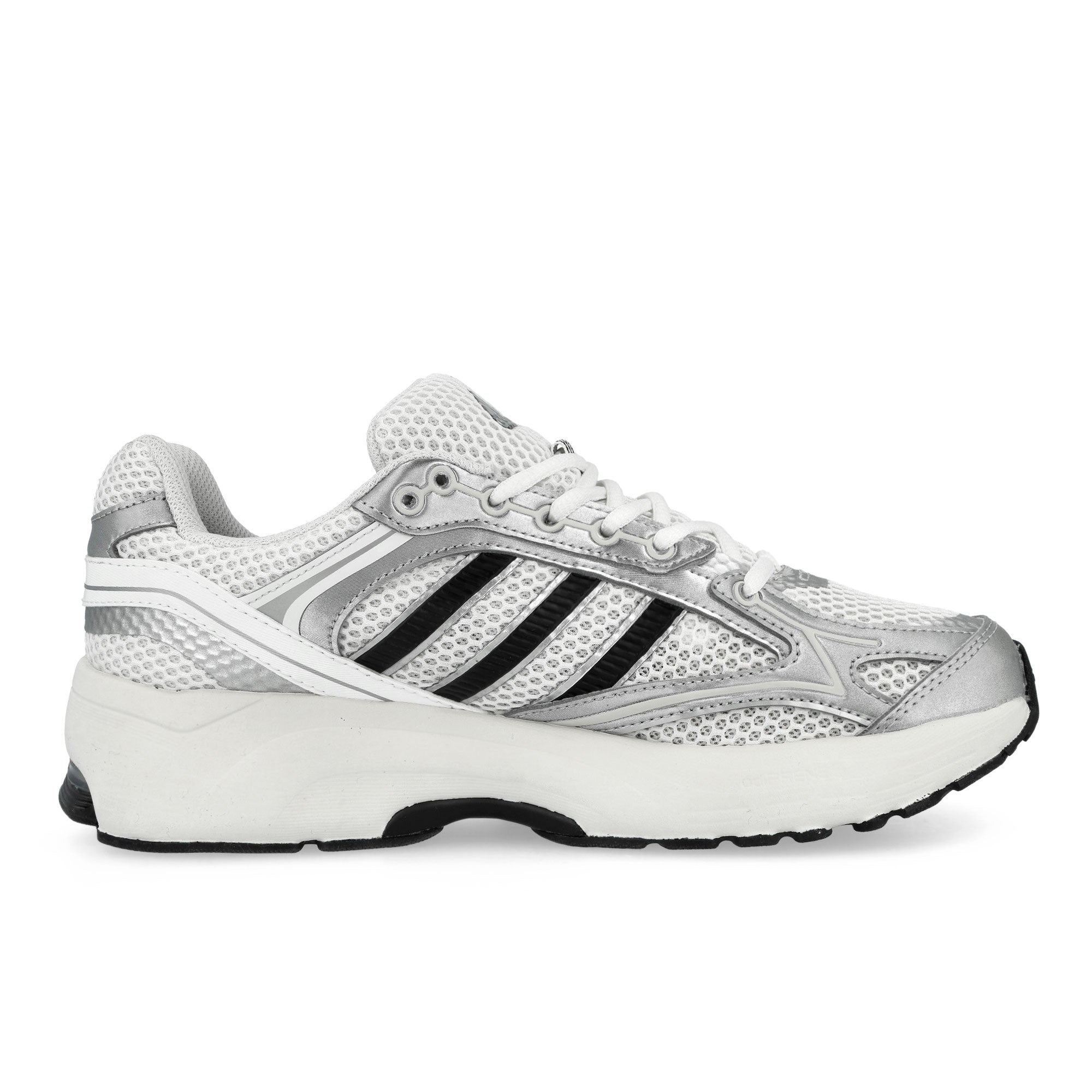 adidas Spiritain 2000 Core White / Core Black / Silver Metallic Low Top Sneakers KI4444 Silhouette | Overkill