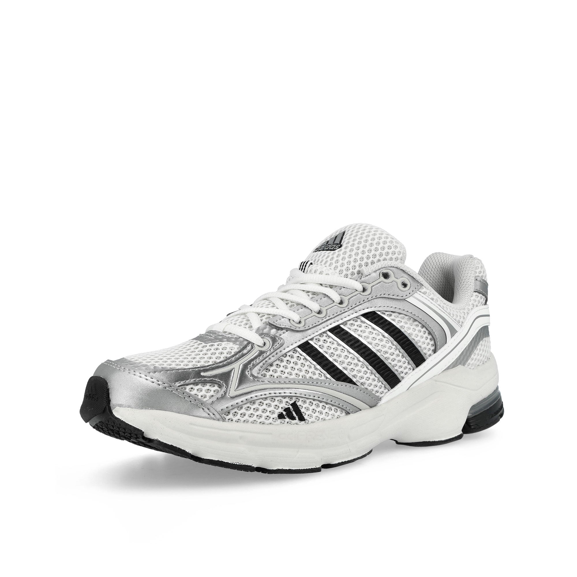 adidas Spiritain 2000 Core White / Core Black / Silver Metallic Low Top Sneakers KI4444 Close-up | Overkill