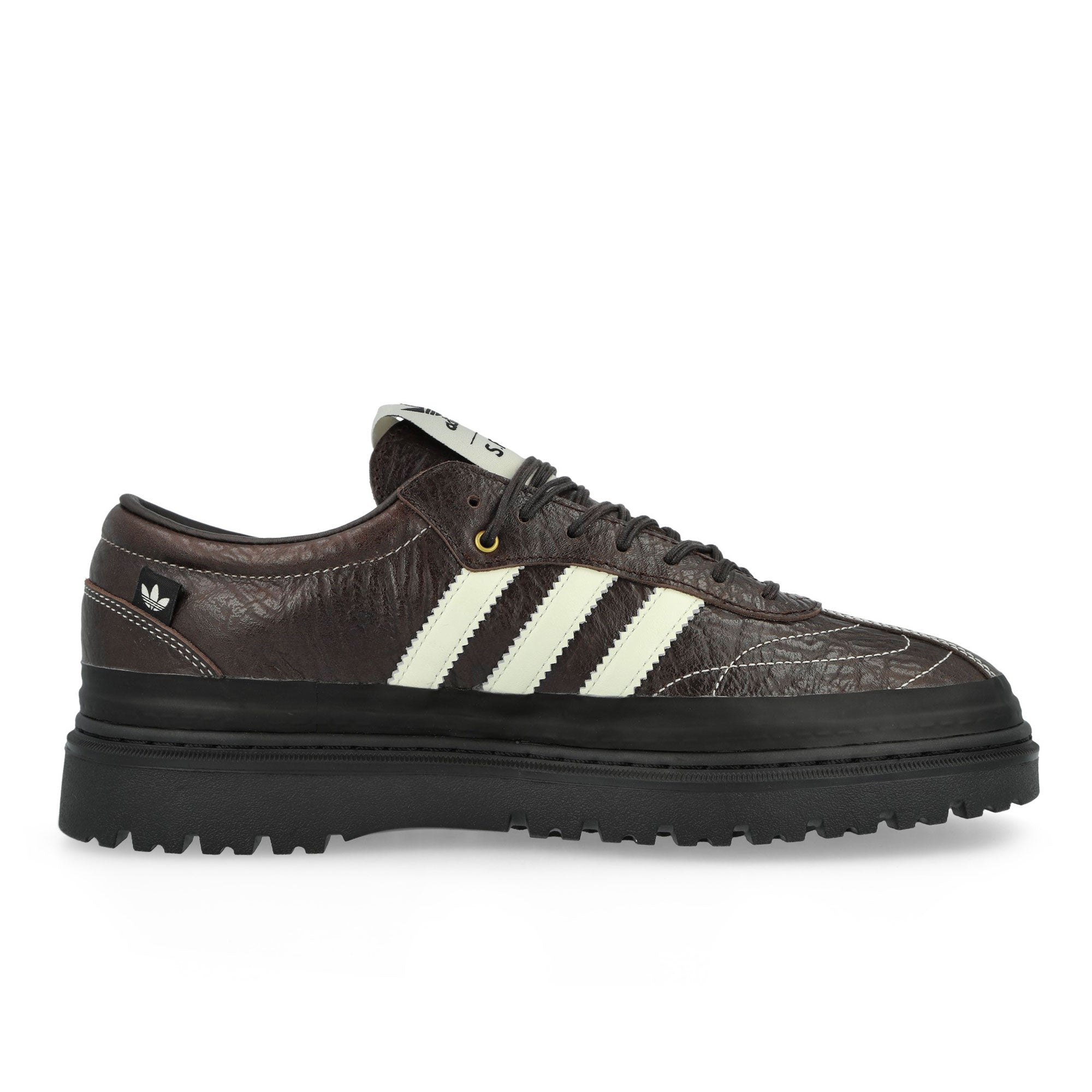 Song for the Mute x adidas Samba LX Freizeit Aurora Coffee / Off Whihte / Core Black Low Top Sneakers KI4762 Silhouette | Overkill