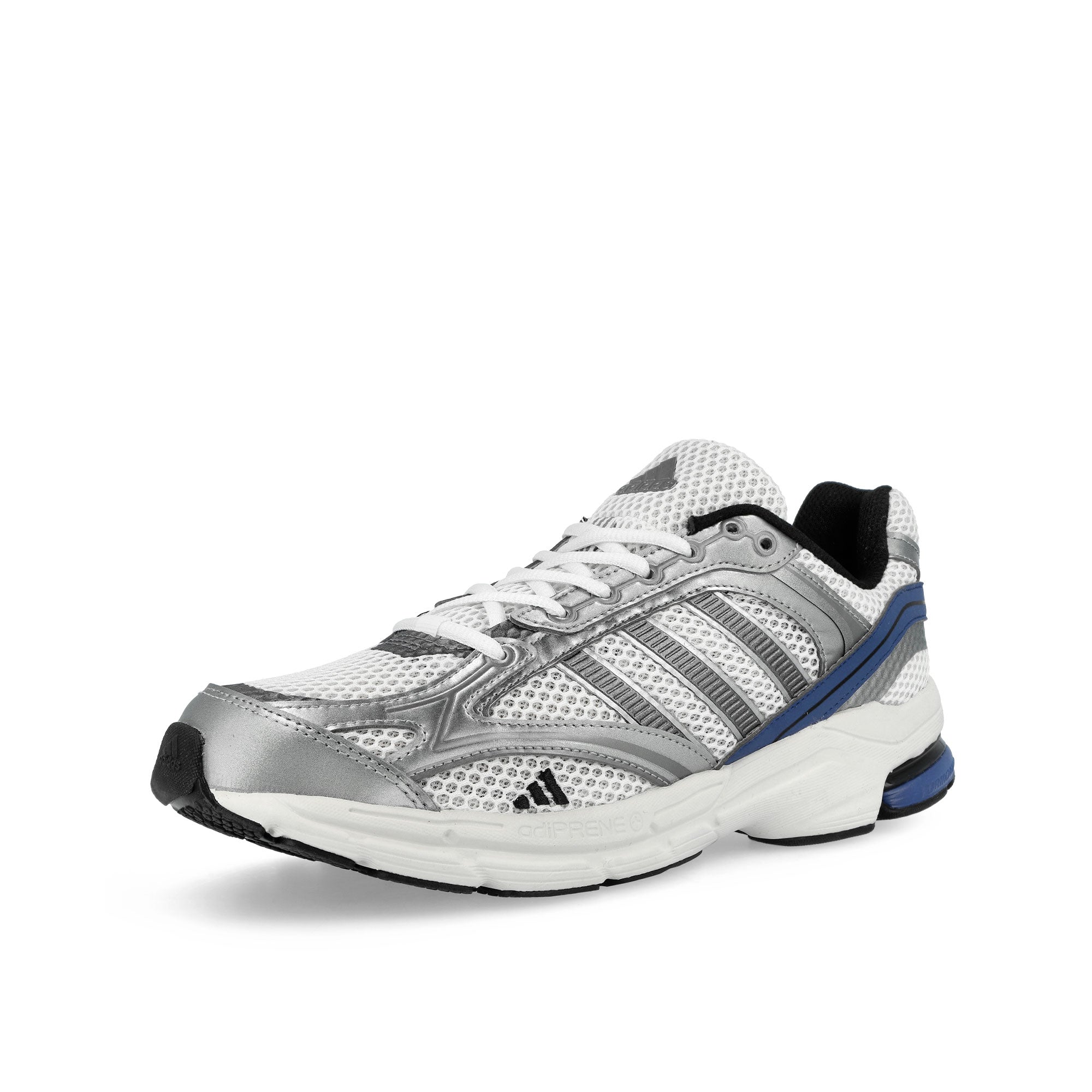 adidas Spiritain 2000 Footwear White / Iron Metallic / Semi Lucid Blue Low Top Sneakers KI8141 Close-up | Overkill