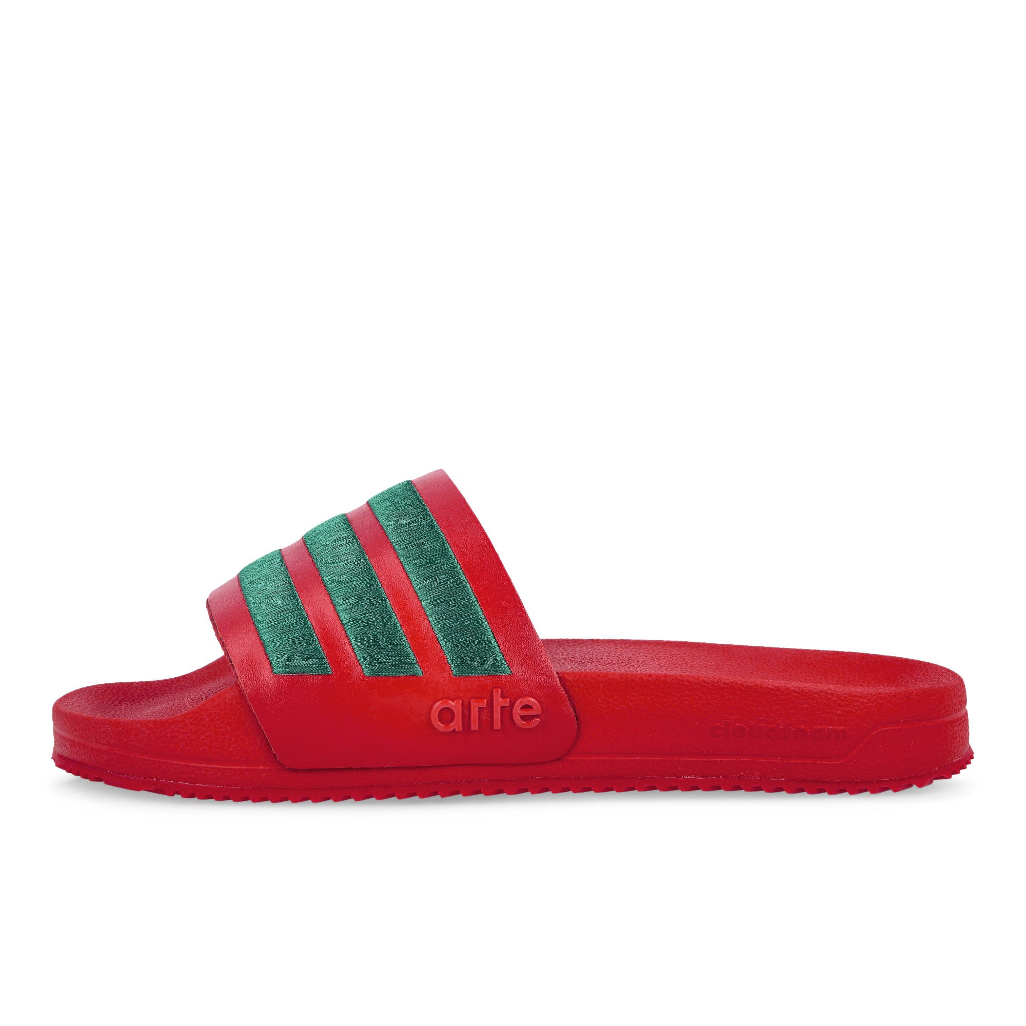 adidas Adilette Better Scarlet / Collegiate Green / Better Scarlet Slides KI8336 | Overkill
