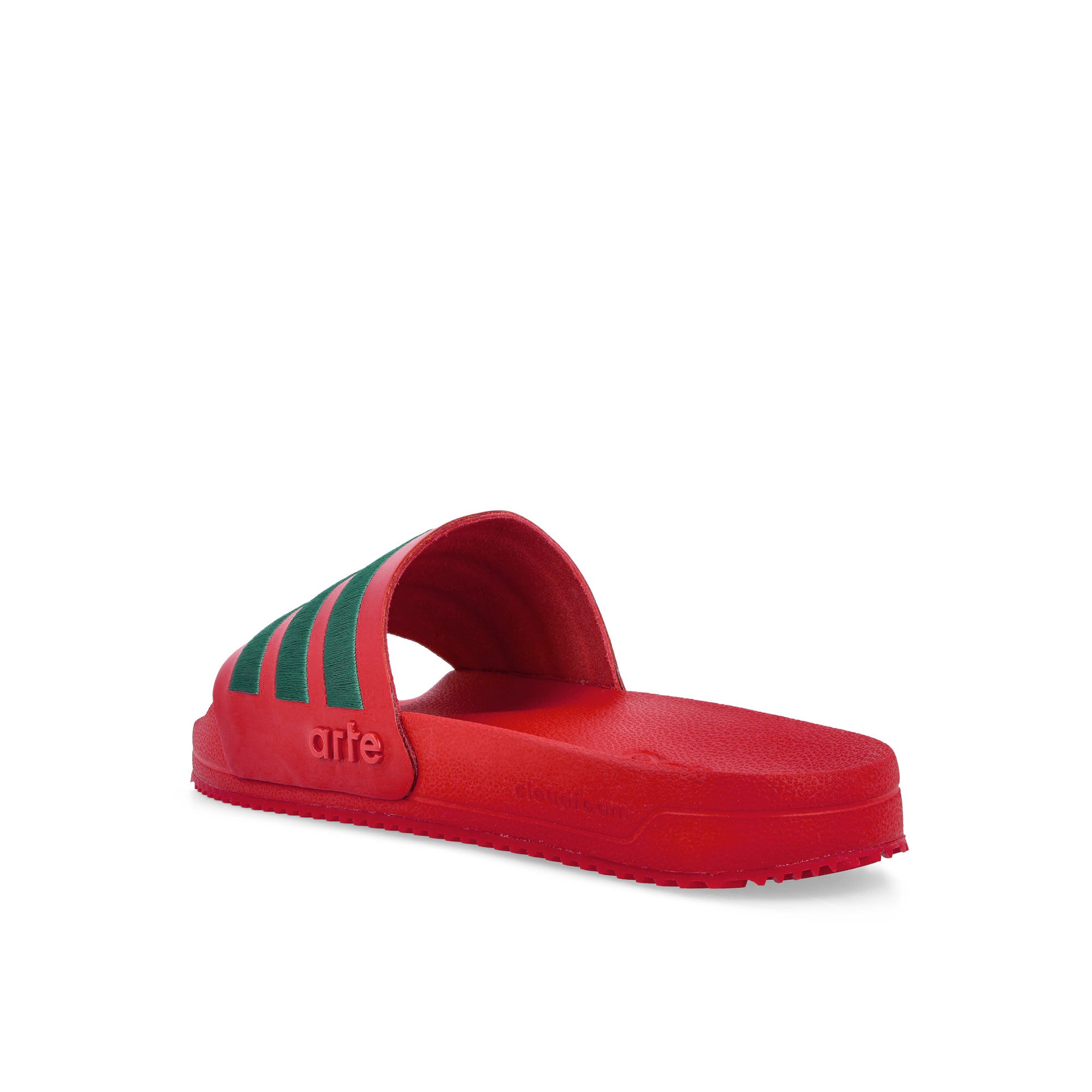 adidas Adilette Better Scarlet / Collegiate Green / Better Scarlet Slides KI8336 Material | Overkill