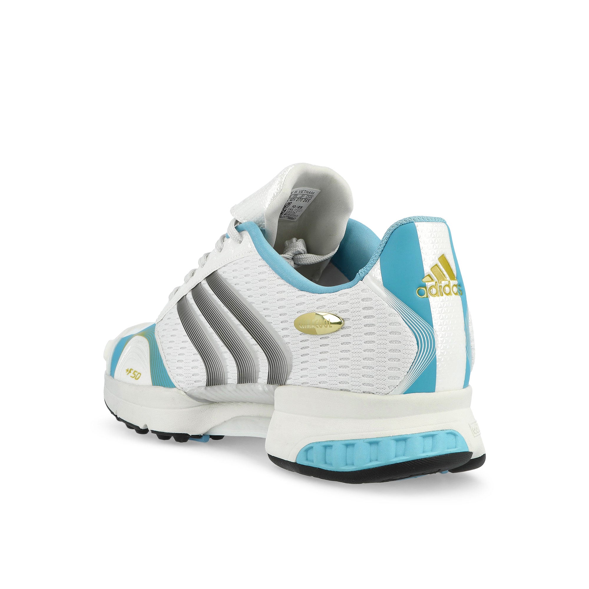 adidas Climacool F50 Zero Metallic / Core Black / Clear Blue Low Top Sneakers KI9347 Material | Overkill