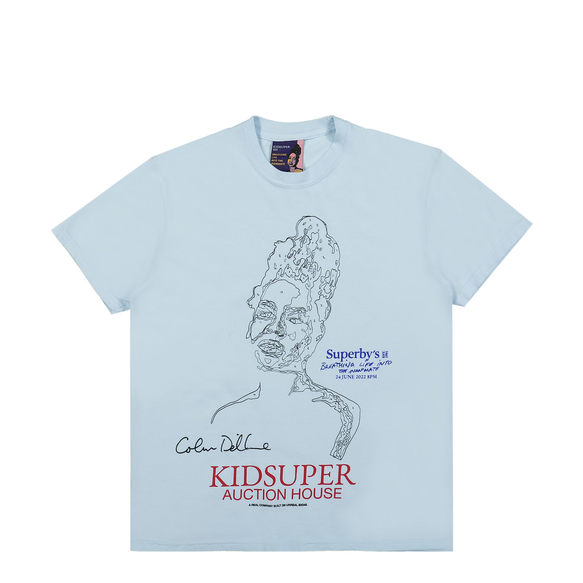 Kidsuper Studios Paint By Number Tee Blue T-Shirts SS23-SST-86 | Overkill