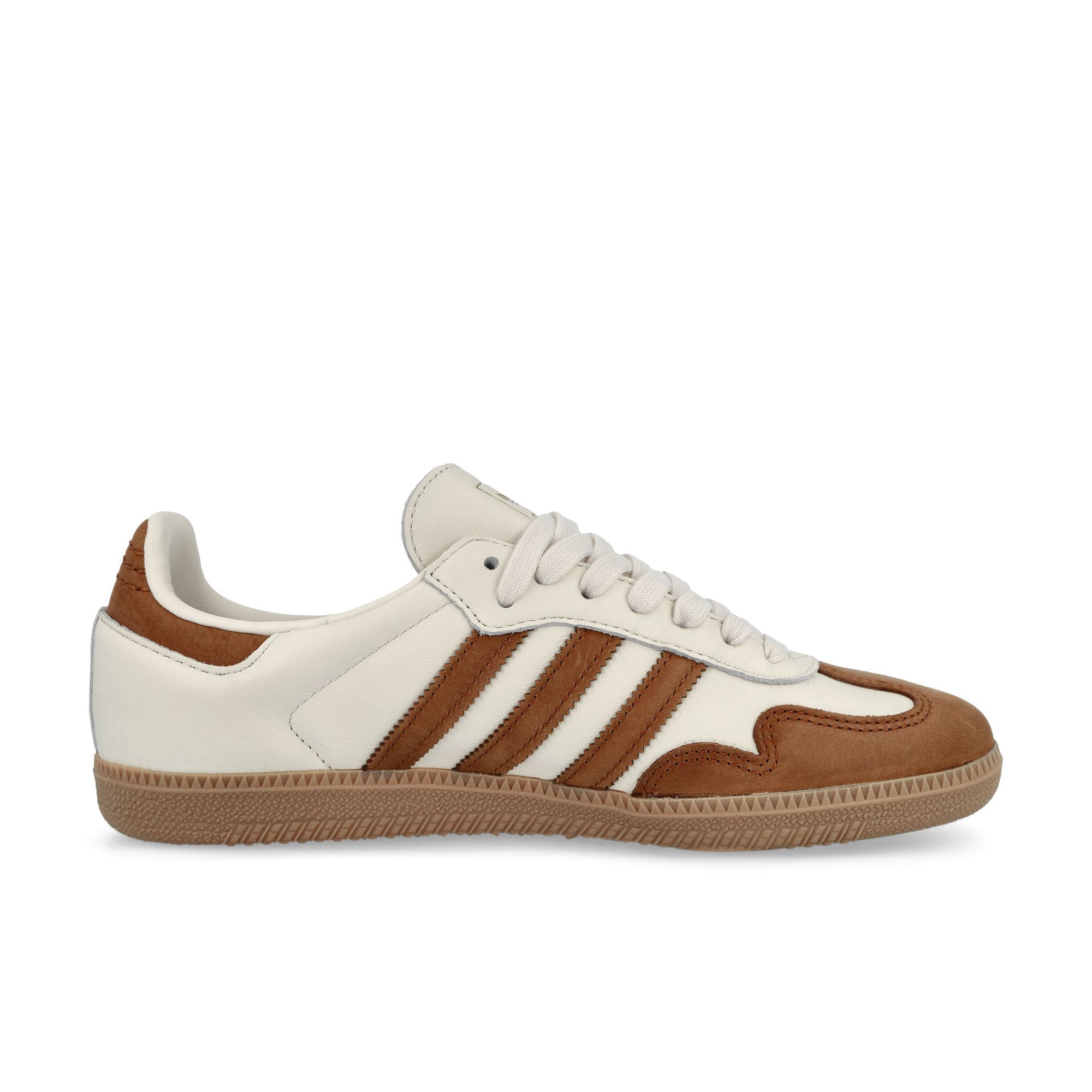 adidas Samba OG W Wonder White / Dusky Bronze / Gold Metallic Low Top Sneakers KJ0996 Silhouette | Overkill