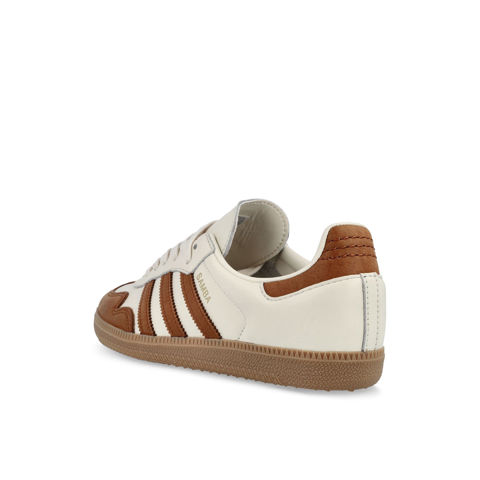 adidas Samba OG W Wonder White / Dusky Bronze / Gold Metallic Low Top Sneakers KJ0996 Material | Overkill