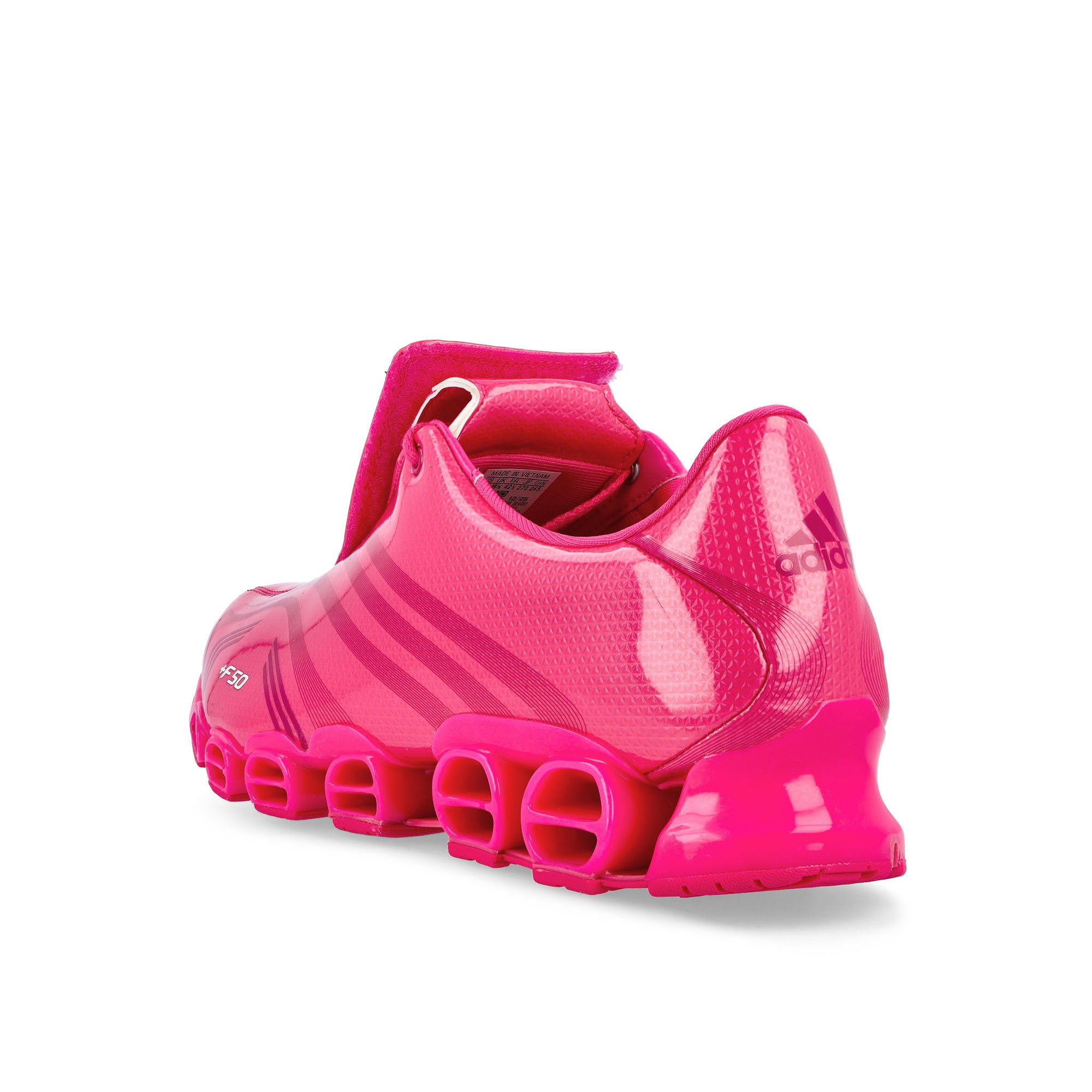 adidas F50 Tunit Mega Consortium Real Magenta / real Magenta / Silver Metallic Low Top Sneakers KJ1554 Material | Overkill
