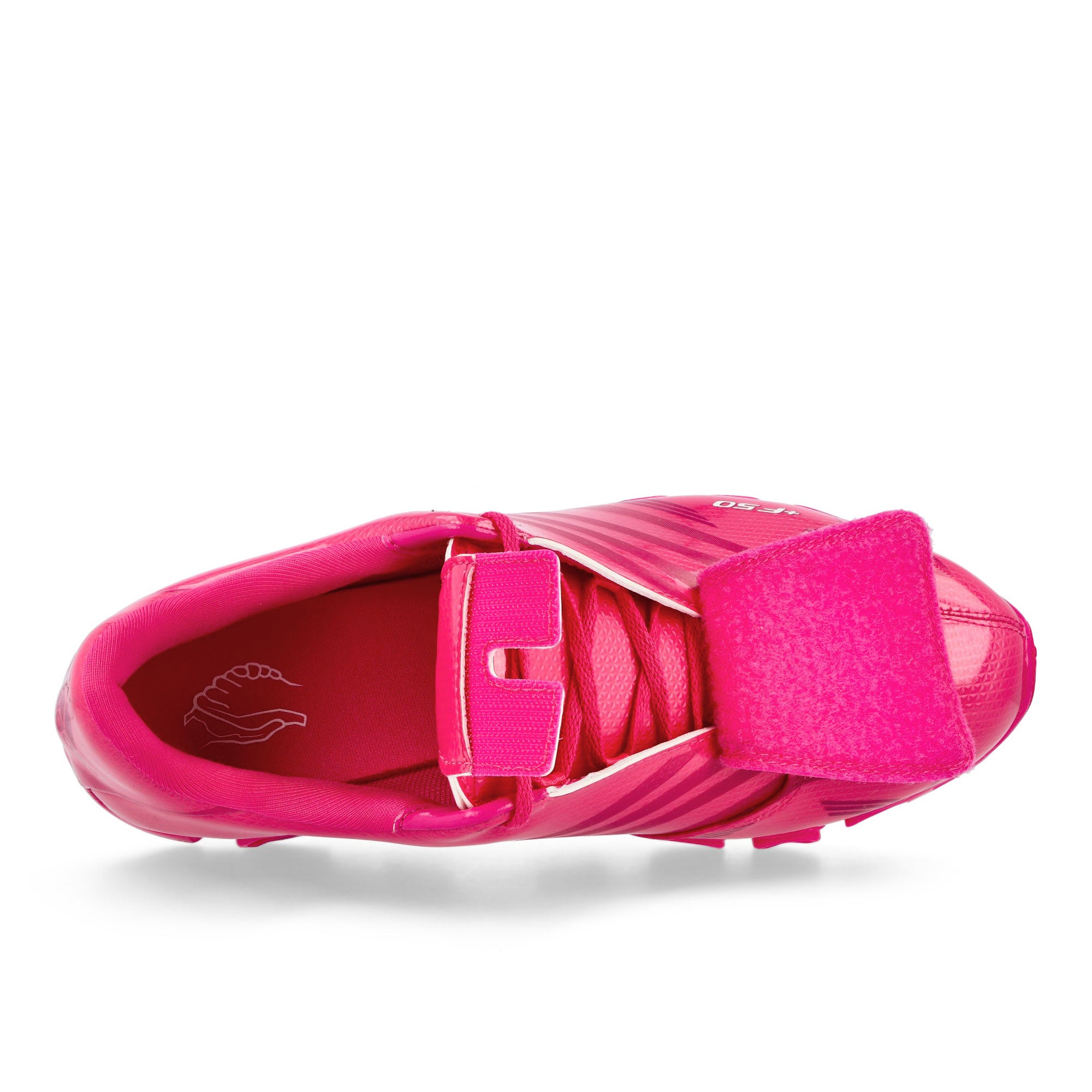 adidas F50 Tunit Mega Consortium Real Magenta / real Magenta / Silver Metallic Low Top Sneakers KJ1554 Detail View 1 | Overkill