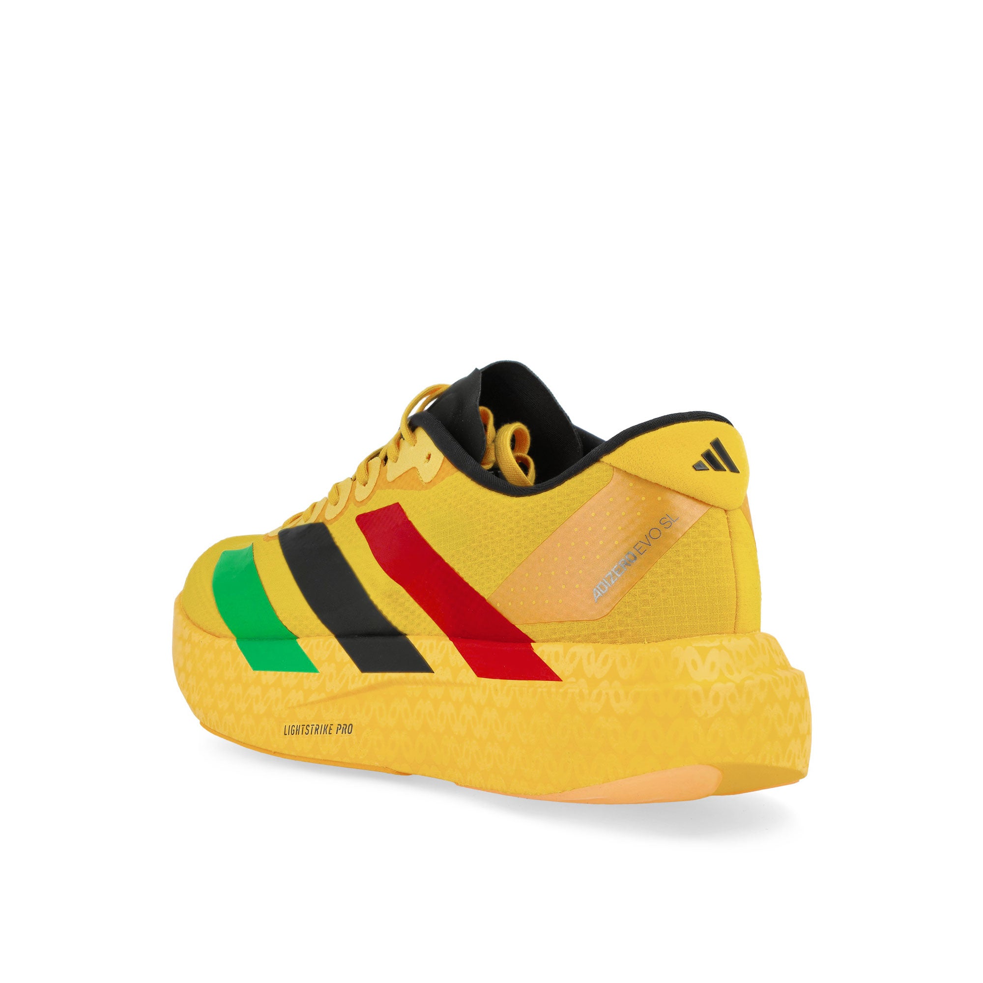 adidas Adizero EVO SL Woven M Bold Gold / Vivid Green / Pure Ruby Low Top Sneakers KJ3625 Material | Overkill