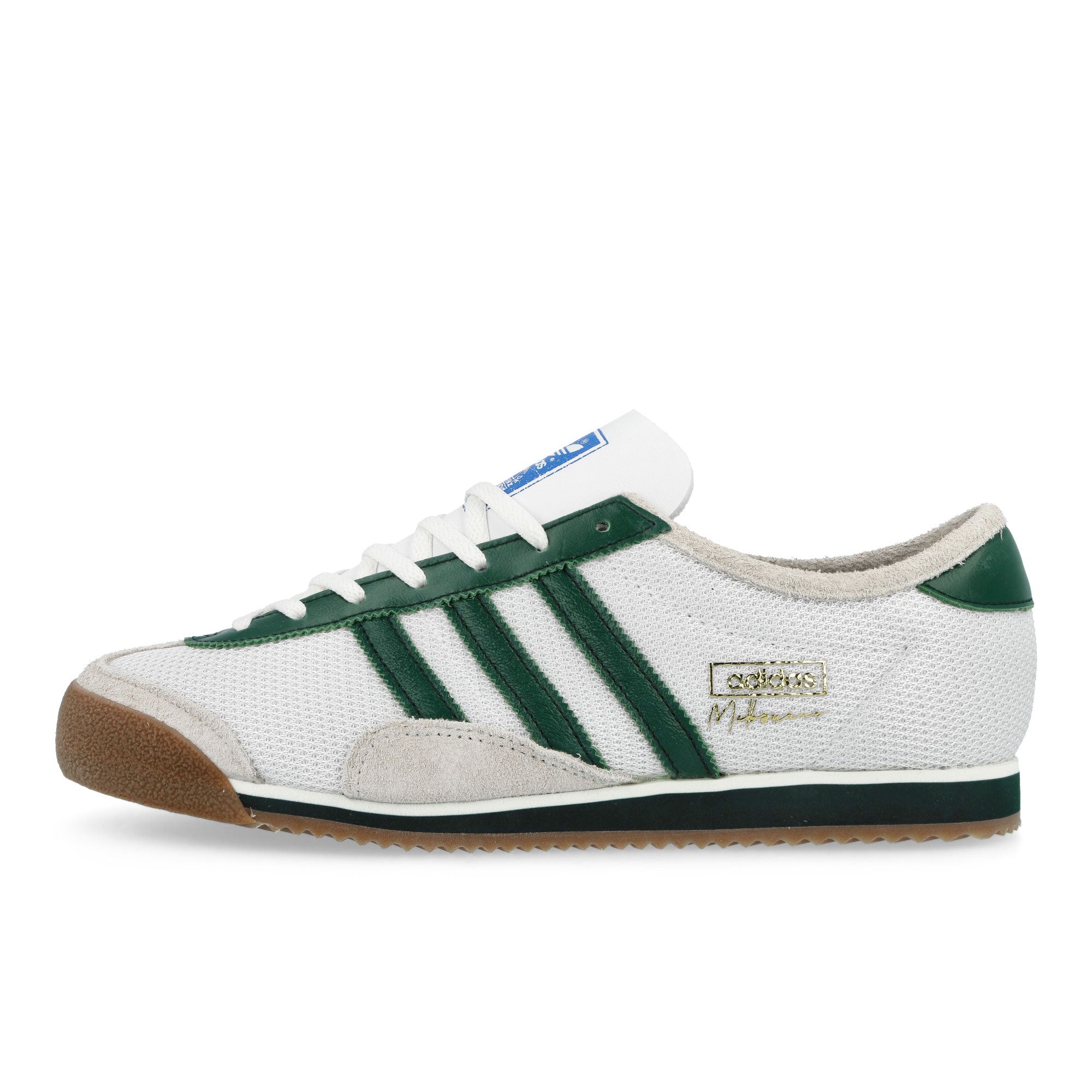 Up There x adidas Consortium Melbourne Footwear White / Dark Green / Off White Low Top Sneakers KJ4237 | Overkill
