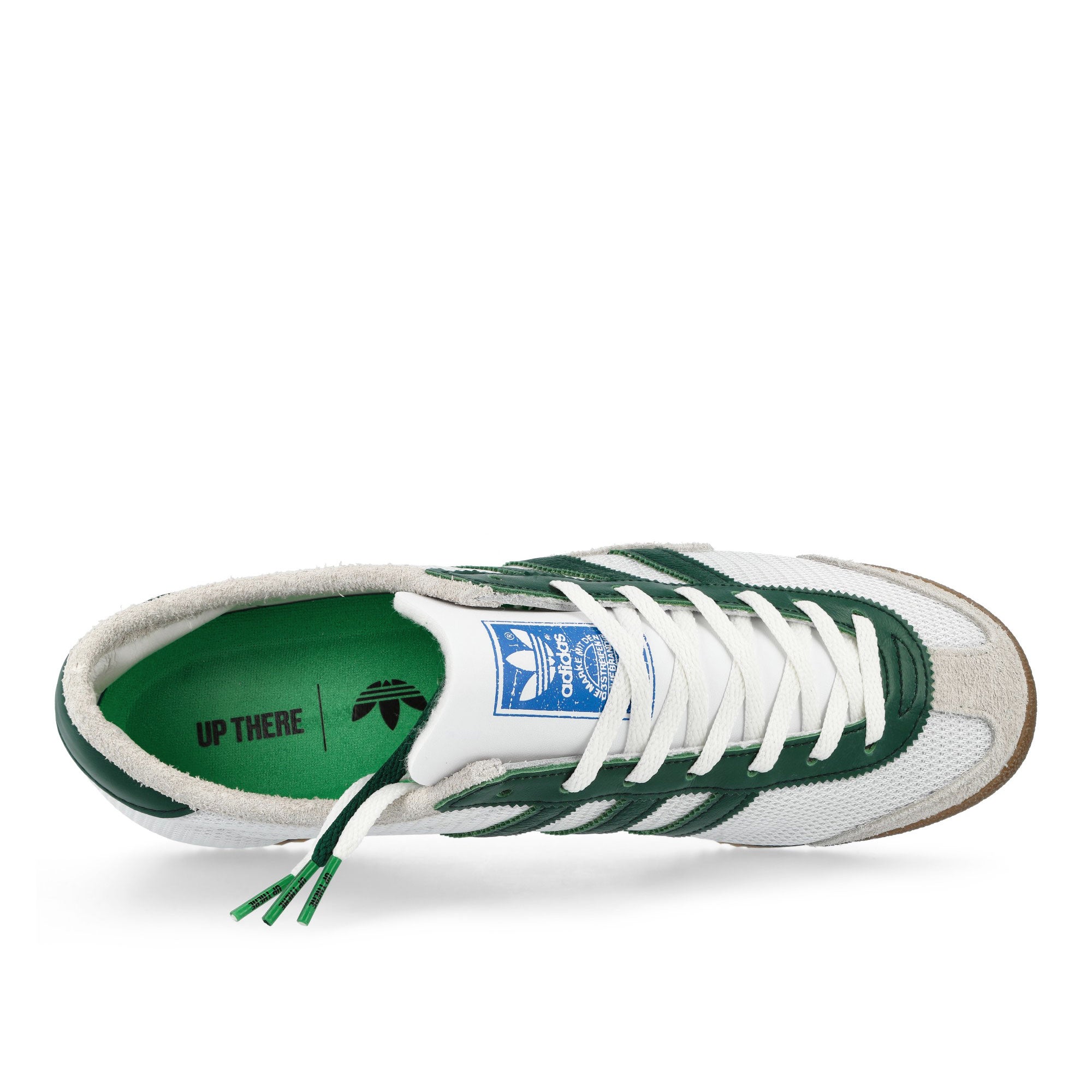 Up There x adidas Consortium Melbourne Footwear White / Dark Green / Off White Low Top Sneakers KJ4237 Detailfoto | Overkill