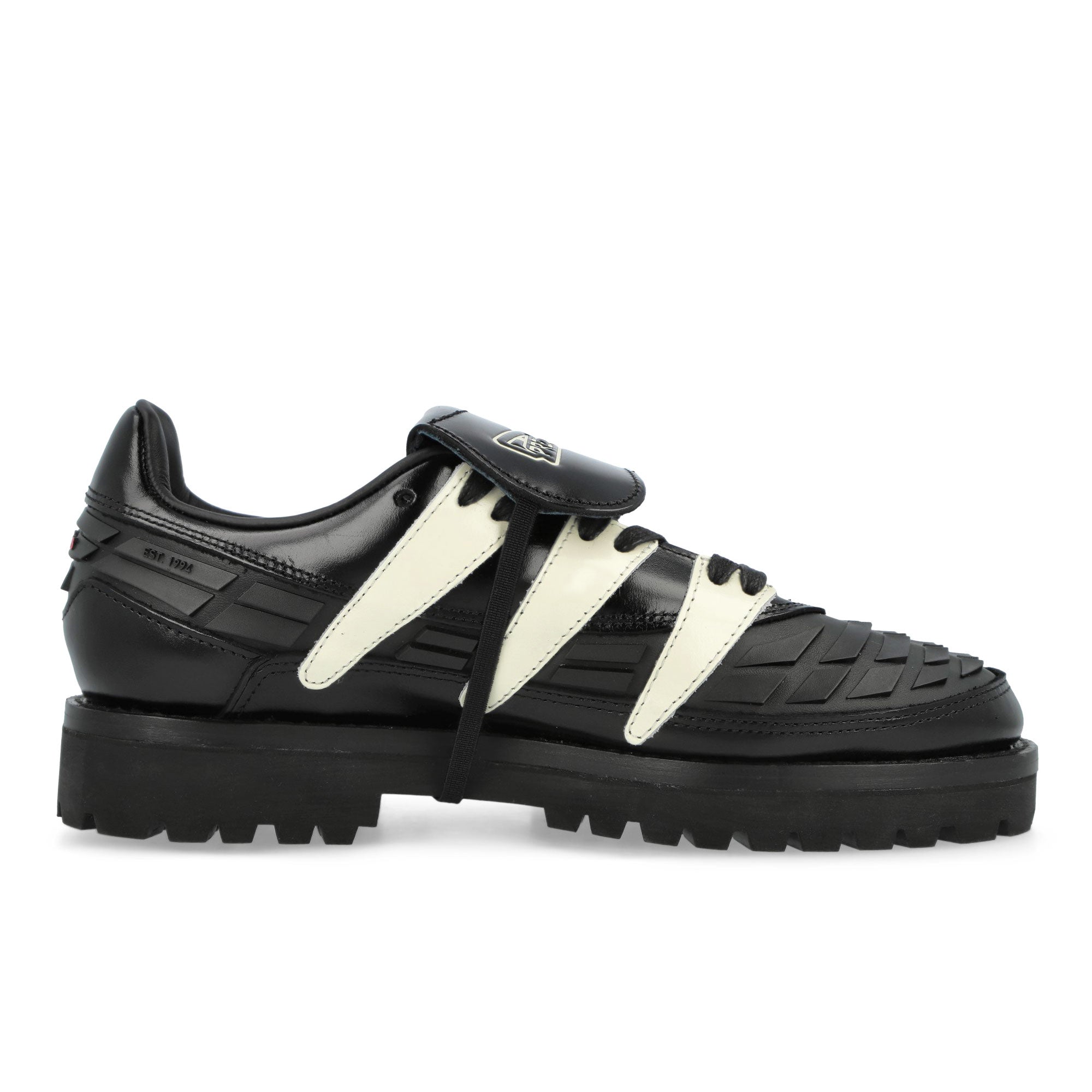 Brain Dead x Disney x adidas Predator Core Black / Cream White / Core Black Low Top Sneakers KJ4289 Silhouette | Overkill