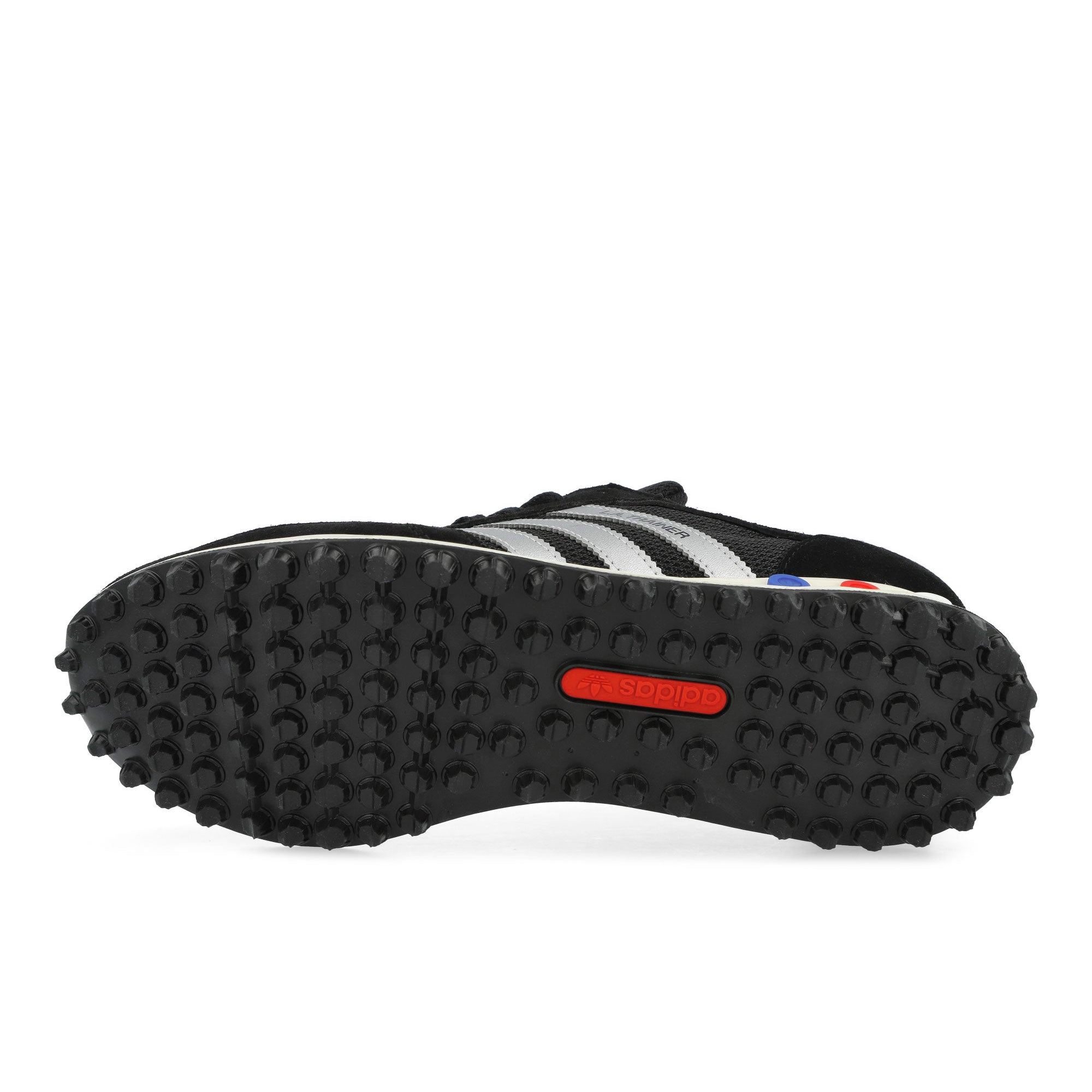 adidas LA Trainer OG Core Black / Silver Metallic / Off White Low Top Sneakers KJ4381 Detail View 1 | Overkill