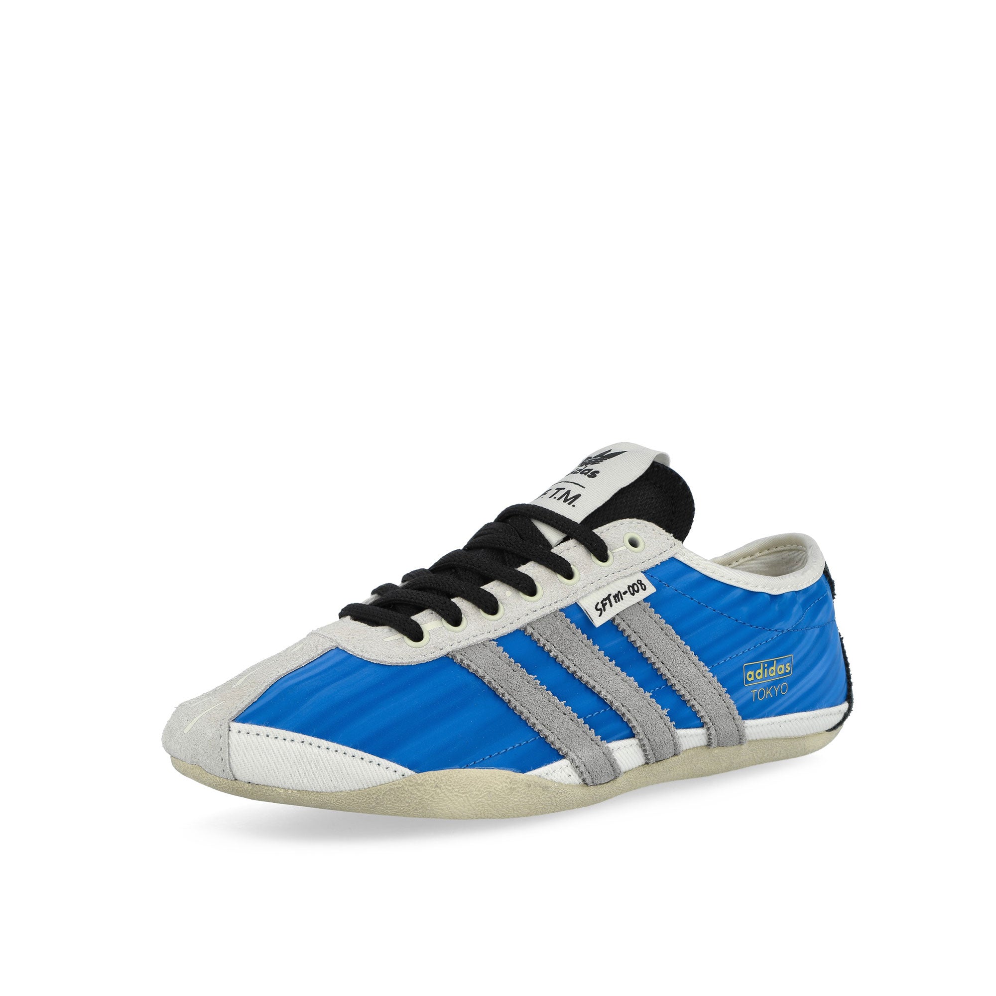 Song for the Mute x adidas Tokyo W Bluebird / Ch Solid Grey / Off White Low Top Sneakers KJ4402 Close-up | Overkill