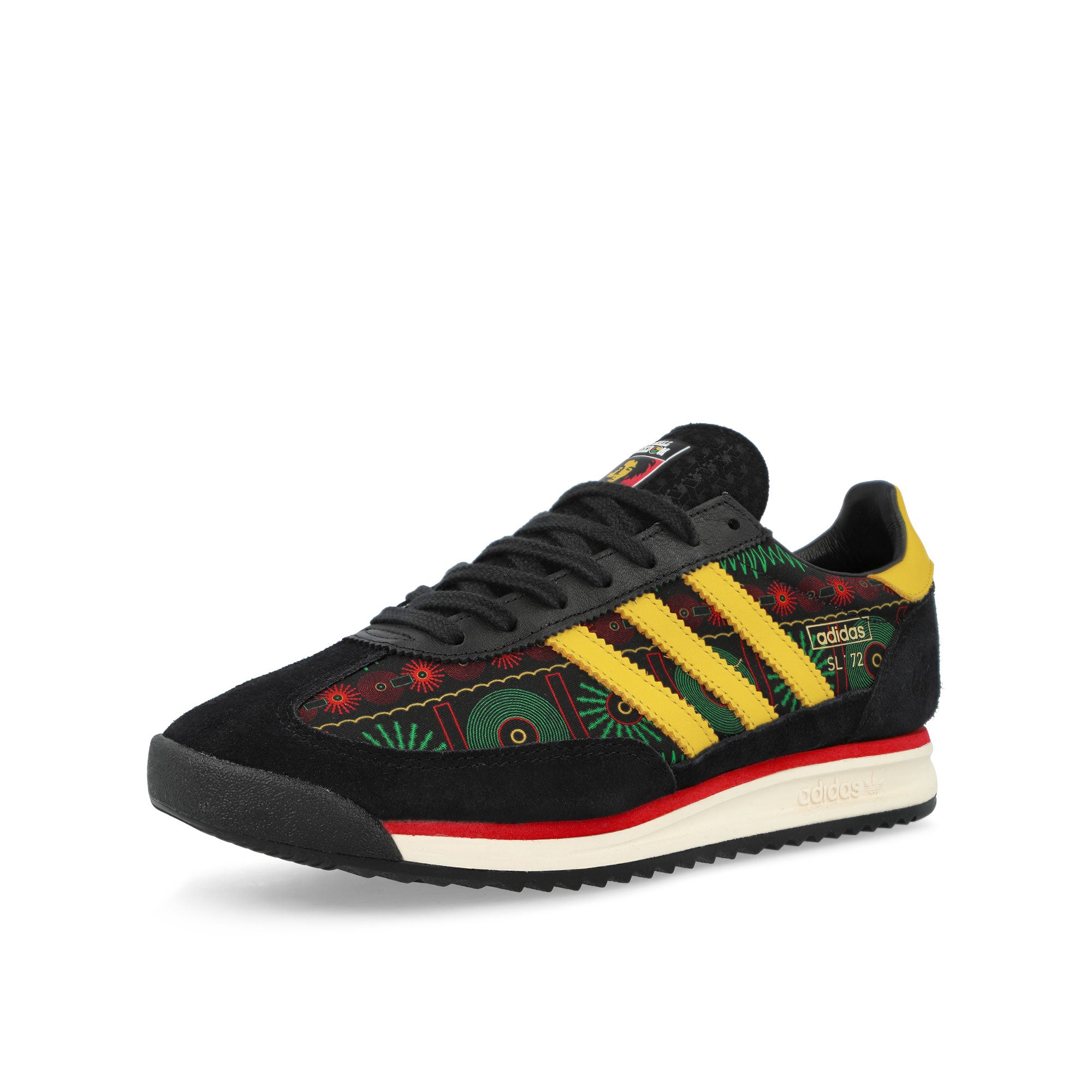 Bob Marley x adidas SL 72 RS JFF Jamaica Supplier Colour / Supplier Colour / Supplier Colour Low Top Sneakers KJ4476 Close-up | Overkill