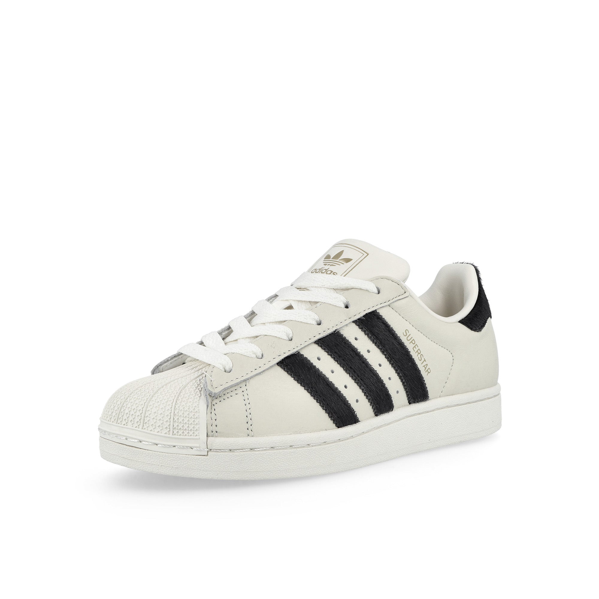adidas Superstar II W Off White / Aurora Black / Gold Metallic Sneaker KJ4683 Close-up | Overkill