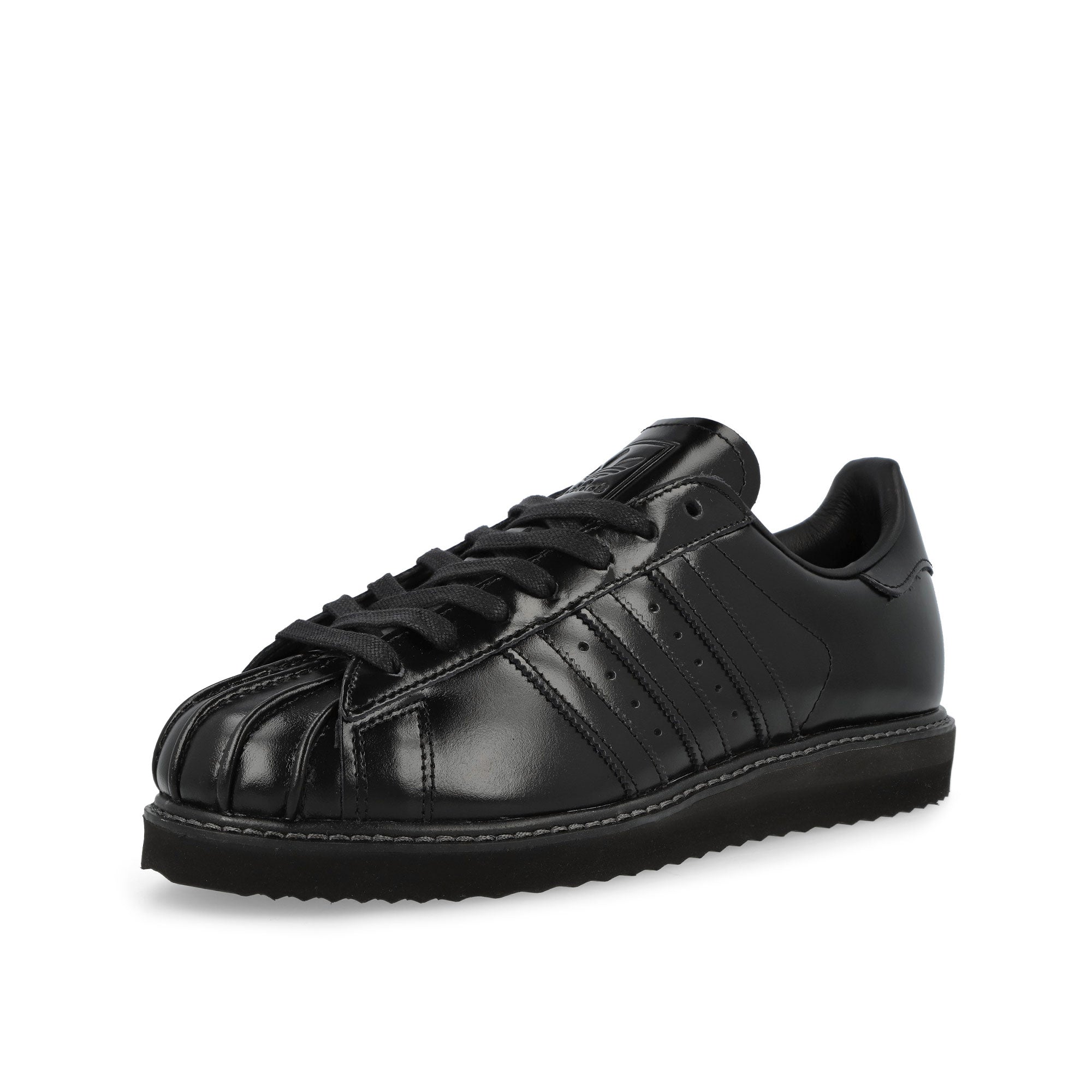adidas Superstar Lux Core Black / Core Black / Core Black Low Top Sneakers KJ7482 Close-up | Overkill